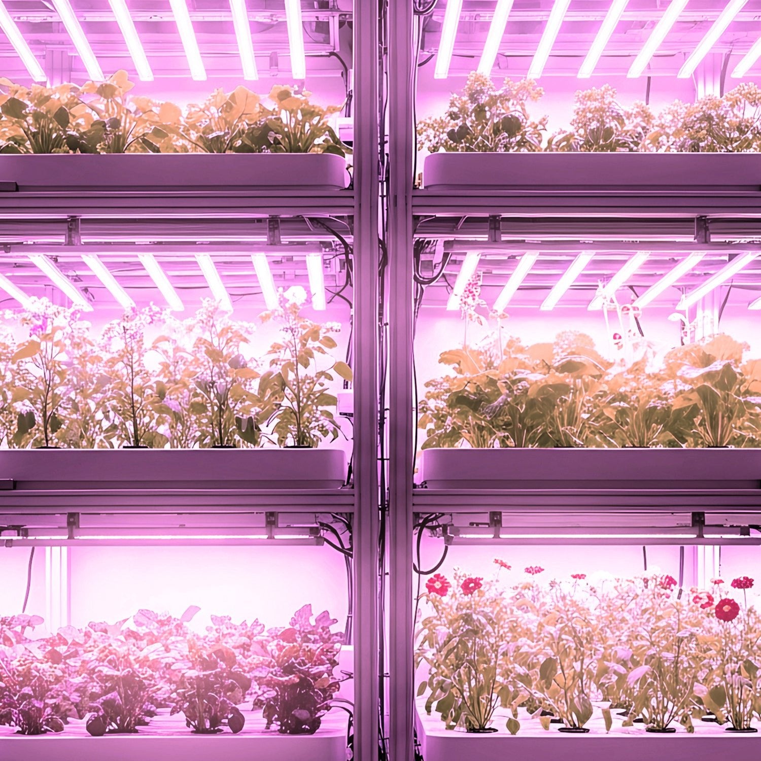 Lampa LED do roślin 17W (2x8,5W) pełne spektrum, 180° kąt świecenia, 230V, łączona do 21 szt., PPF – doświetlanie upraw domowych i growboxów - LAITICA