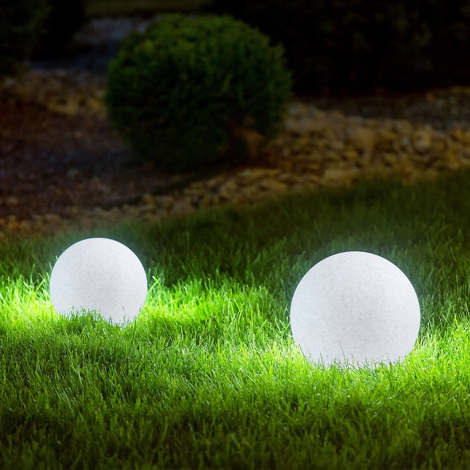 Lampa Ogrodowa Kula Świetlna 38cm na E27 - LAITICA