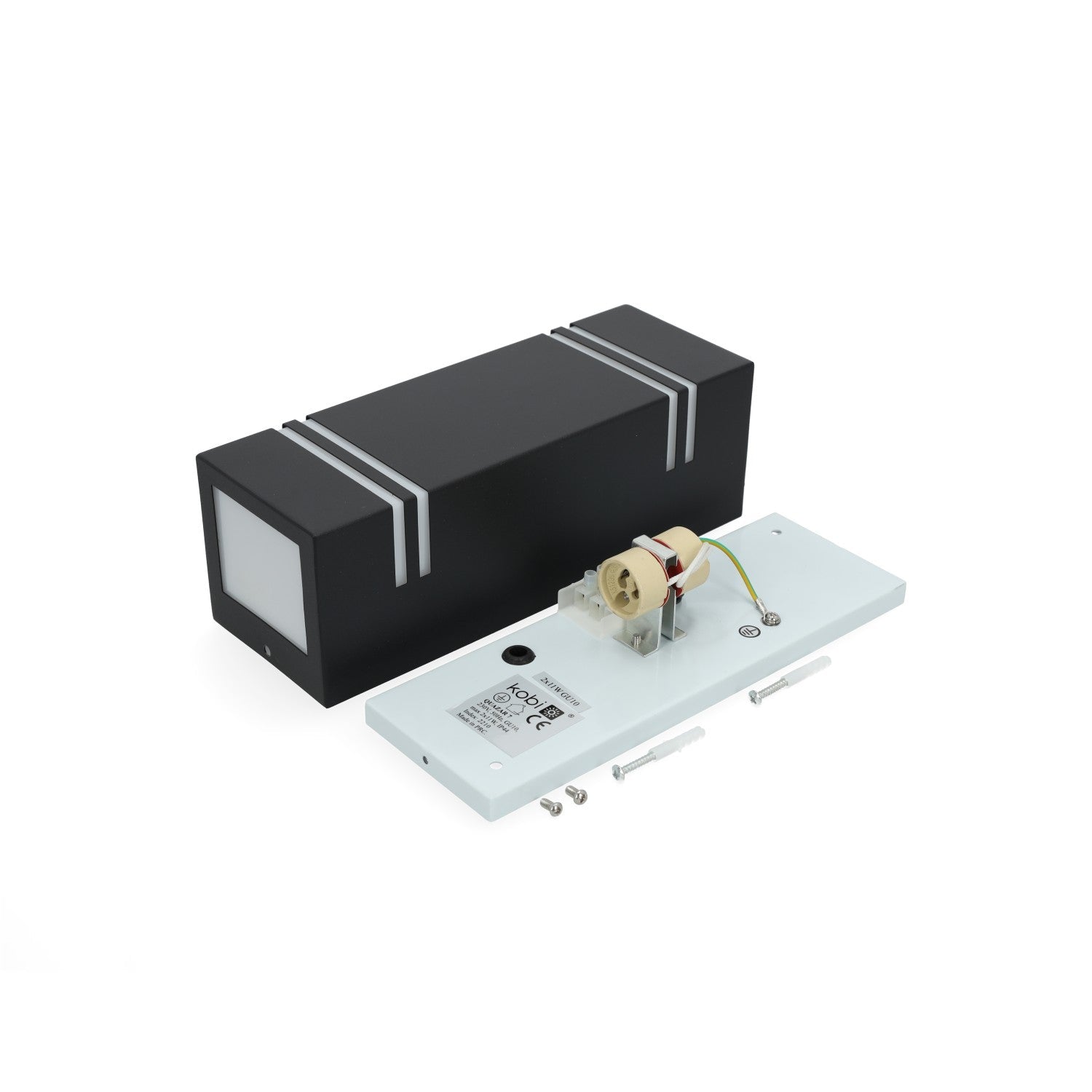 Lampa ogrodowa naścienna MICASA10 czarna - LAITICA