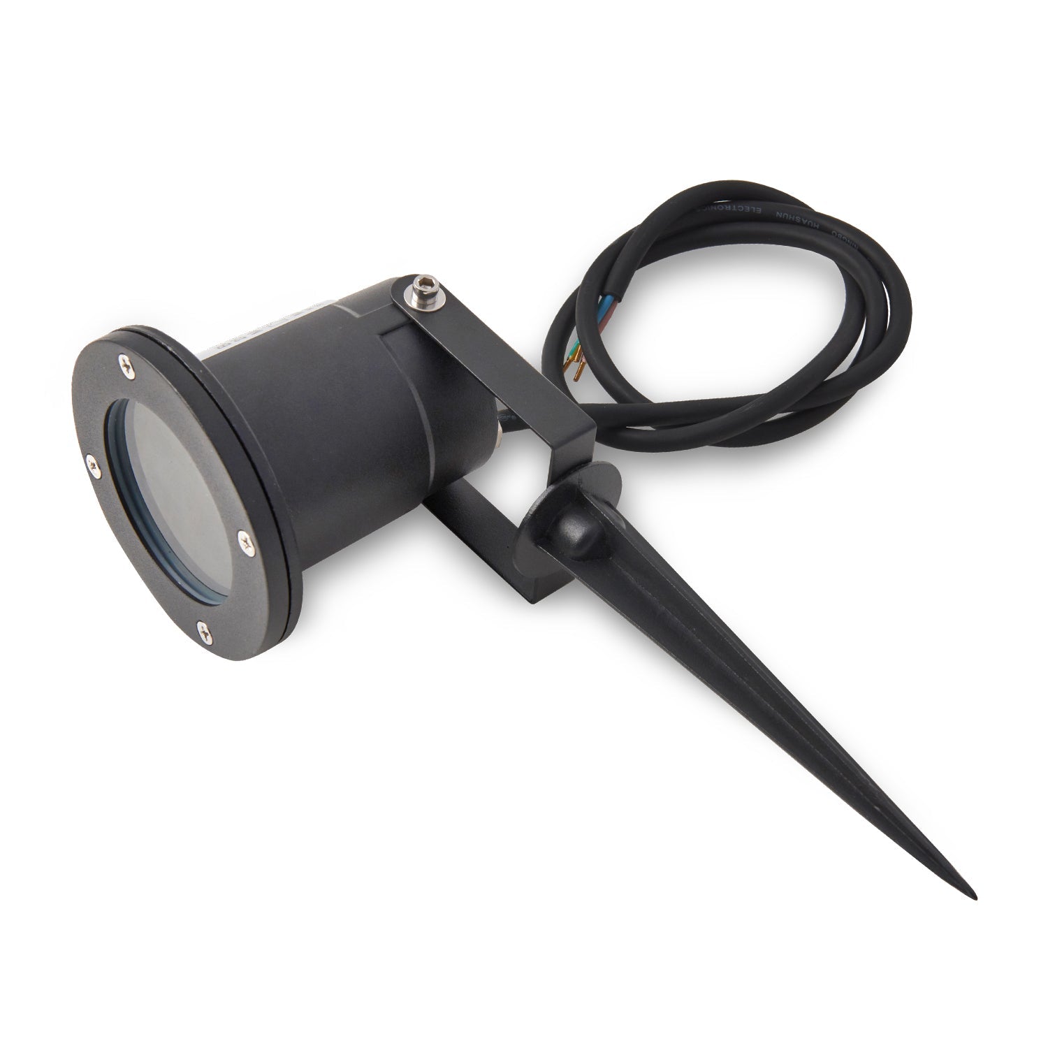 Lampa Ogrodowa wbijana REFLEKTOR na GU10 CZARNY wodoodporna IP65 - zestaw 6szt - LAITICA