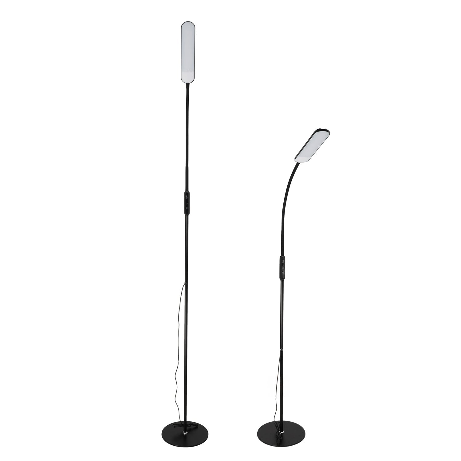 Lampa podłogowa LED 10W z pilotem regulacja wysokości ściemniacz CCT 3 barwy światła - LAITICA