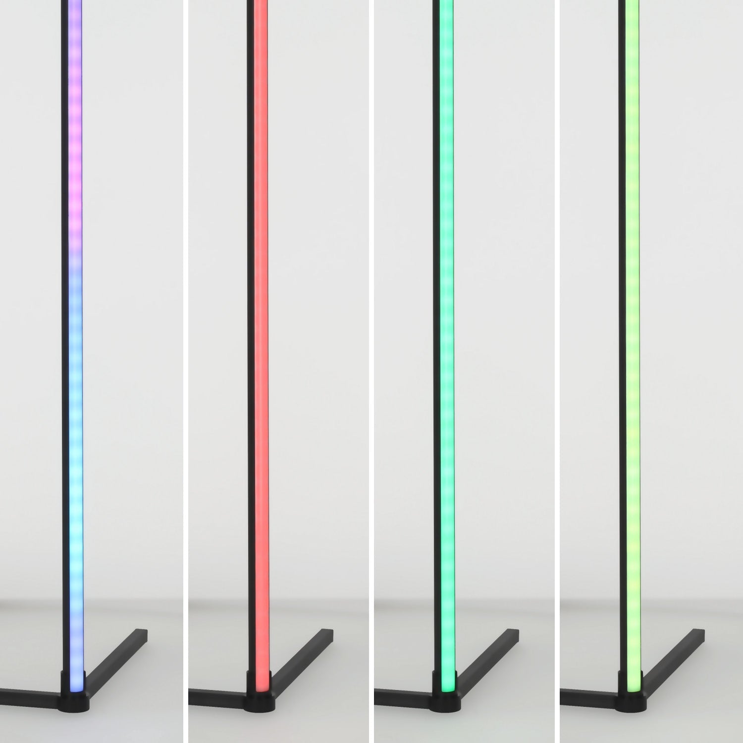 Lampa Podłogowa Rozrywkowa WIELOKOLOROWA Aplikacja USB Tryb Muzyczny 120cm - LAITICA