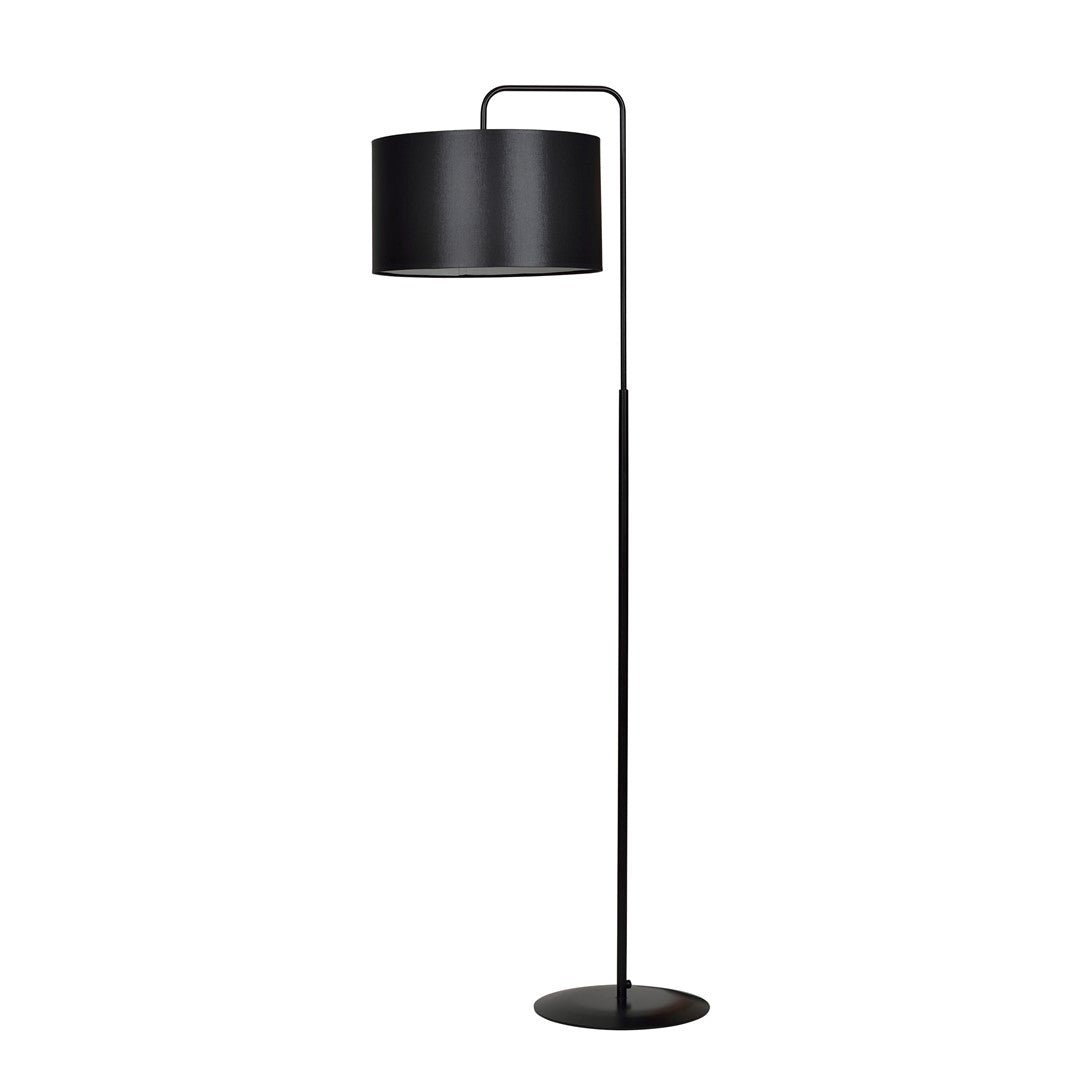 Lampa podłogowa TRAPO LP1 BL BLACK abażur czarny - LAITICA