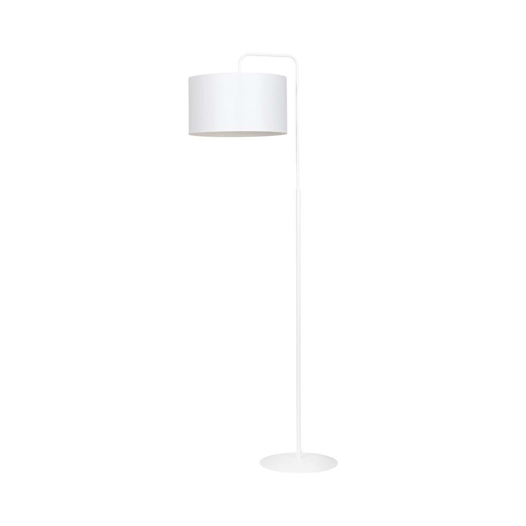 Lampa podłogowa TRAPO LP1 WH WHITE biała, abażur - LAITICA