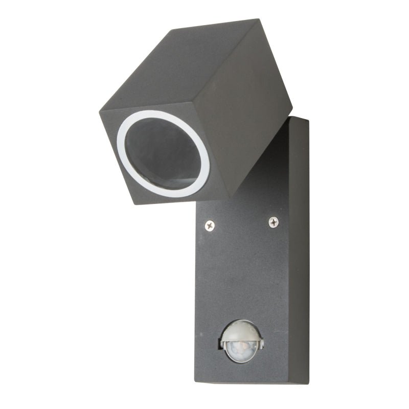 Lampa ścienna do ogrodu z czujnikiem ruchu MICASA3 LX szara - LAITICA