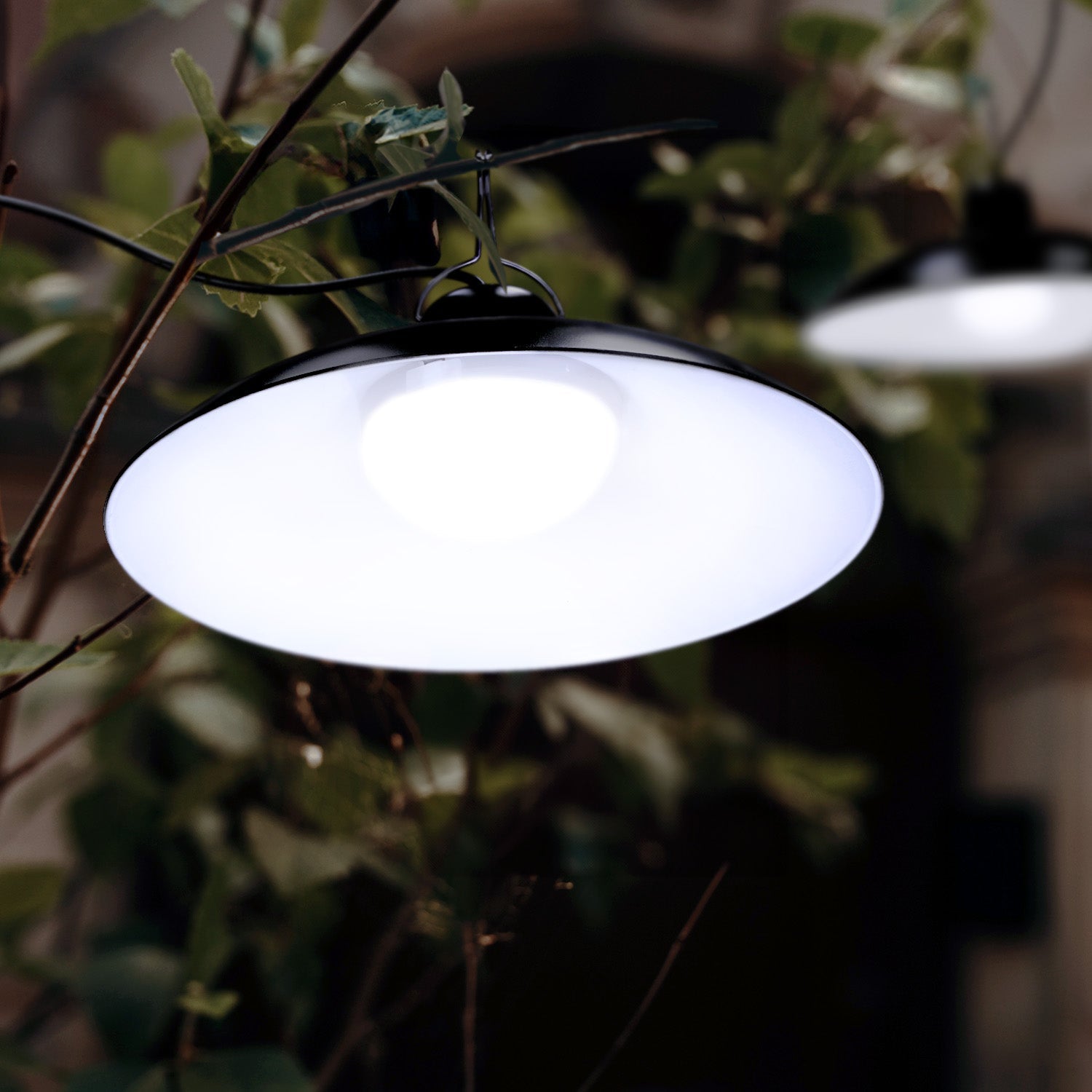 Lampa solarna CAIRO 2x0,5W oświetlenie zewnętrzne barwa zimna DWA KLOSZE - LAITICA