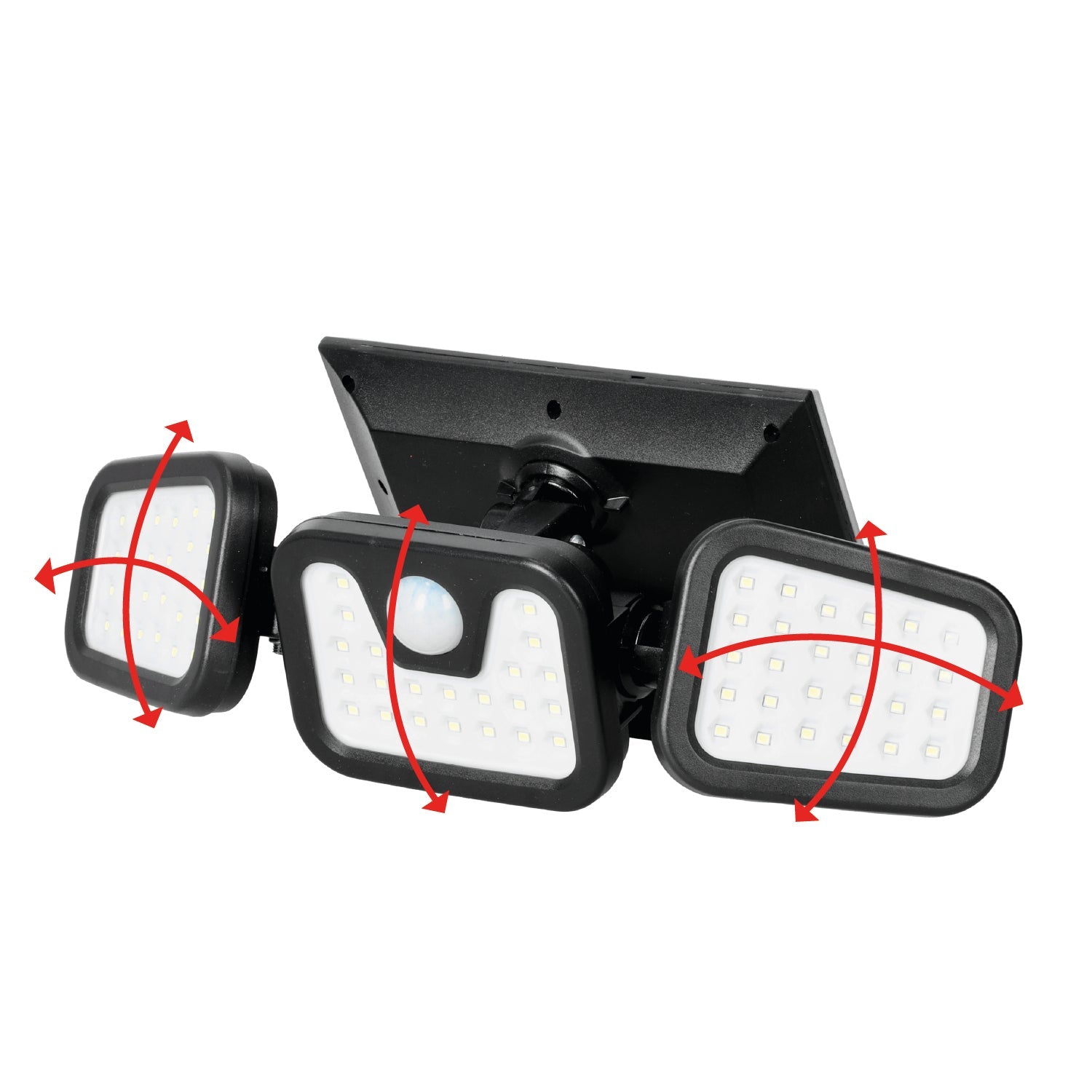 LAMPA SOLARNA LED Czujnik Ruchu Zmierzchu Ogrodowa 3 tryby 6000K Zimna - LAITICA