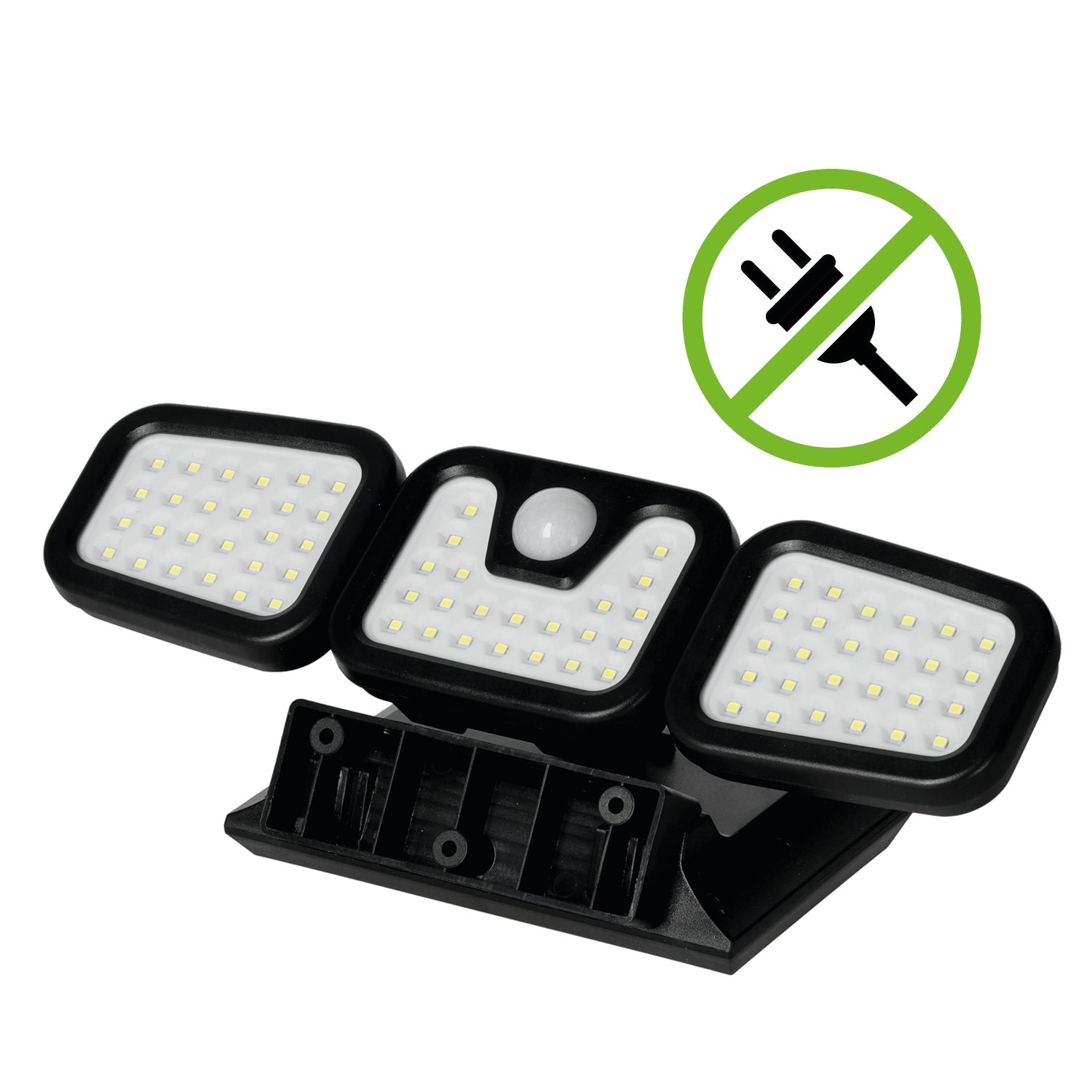 LAMPA SOLARNA LED Czujnik Ruchu Zmierzchu Ogrodowa 3 tryby 6000K Zimna - LAITICA