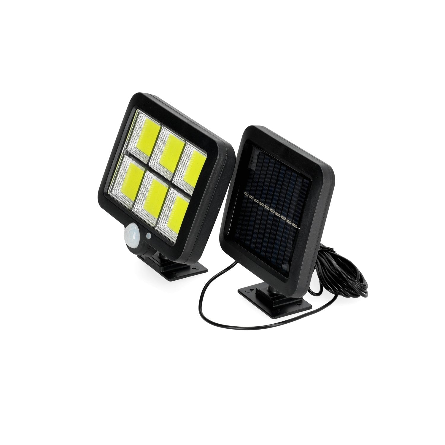 LAMPA SOLARNA LED Halogen Czujnik Ruchu Ogrodowa Barwa Zimna 6000K + PILOT - LAITICA