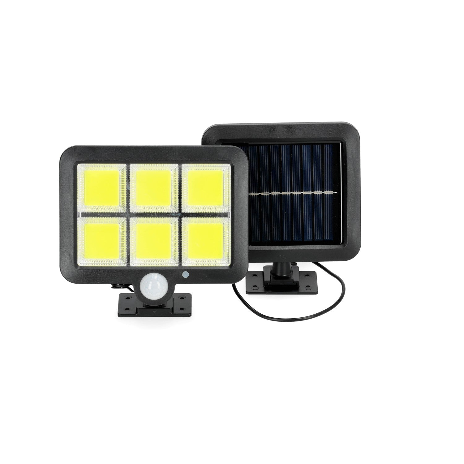 LAMPA SOLARNA LED Halogen Czujnik Ruchu Ogrodowa Barwa Zimna 6000K + PILOT - LAITICA