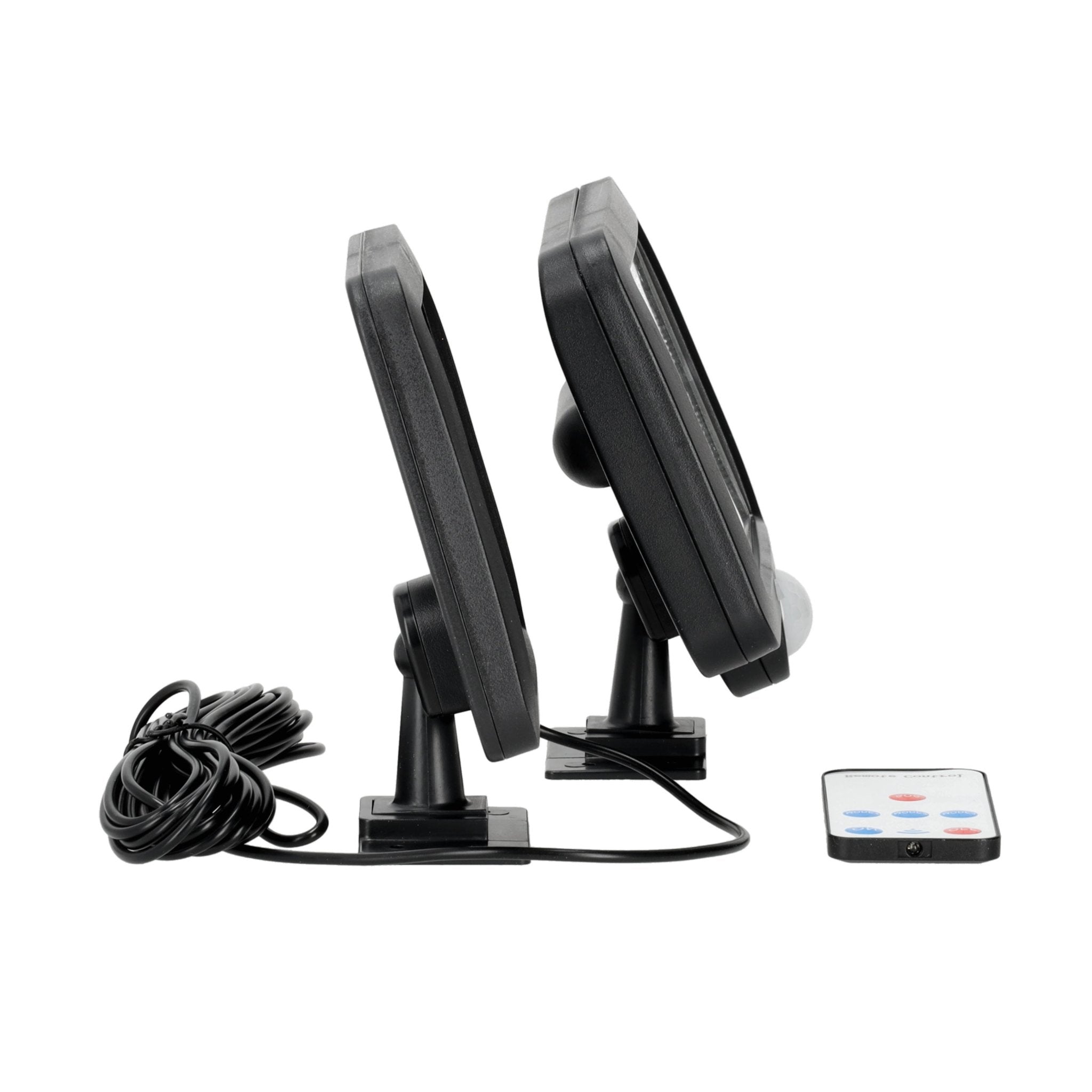 LAMPA SOLARNA LED Halogen Czujnik Ruchu Ogrodowa Barwa Zimna 6000K + PILOT - LAITICA