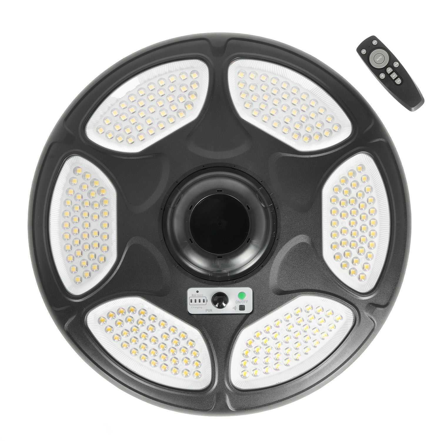 Lampa solarna LED UFO 25W 3200lm IP54 z czujnikiem ruchu i zmierzchu + pilot - LAITICA