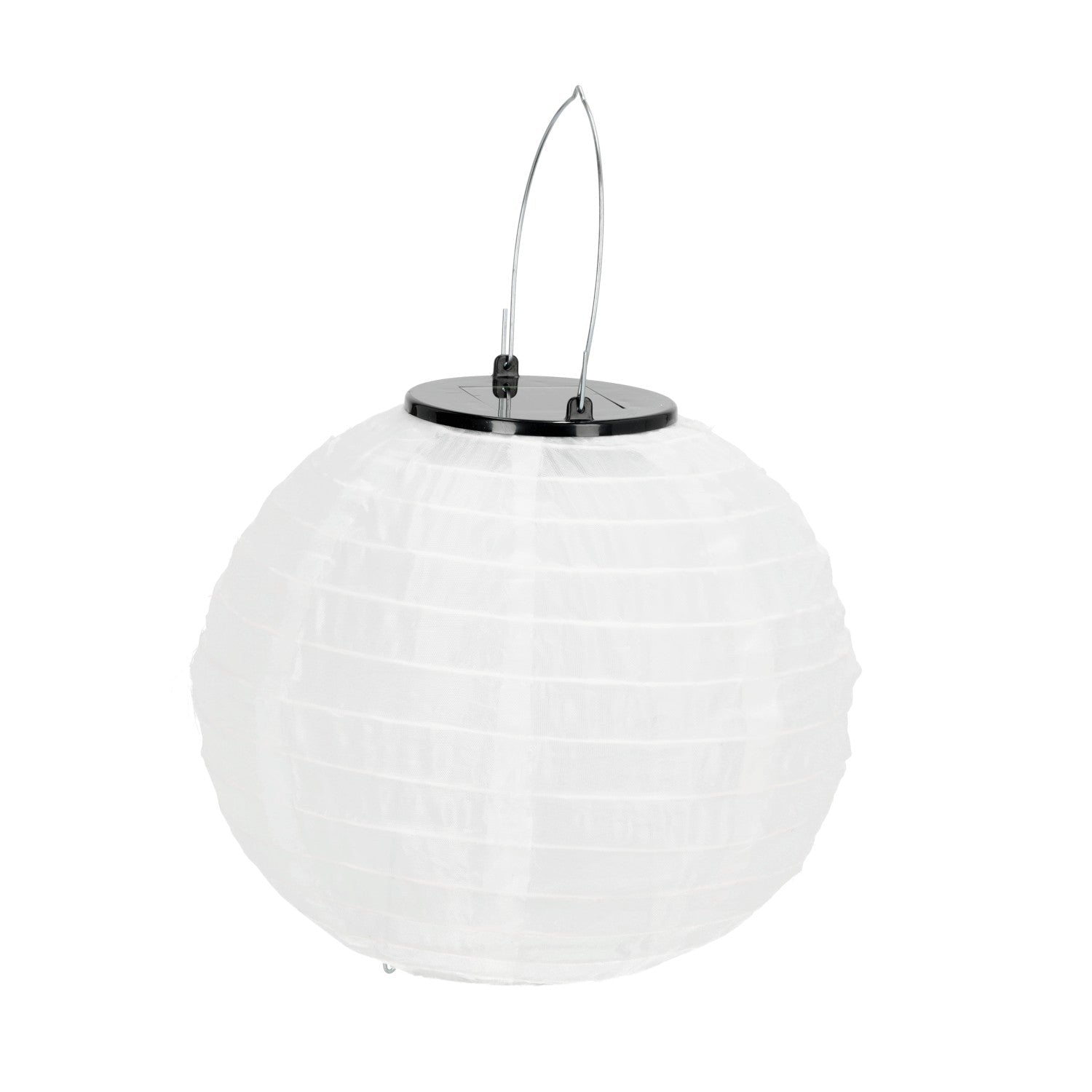 Lampa solarna ledowa SELIN 0,02W barwa CIEPŁA wisząca BIAŁA KULA składana - LAITICA