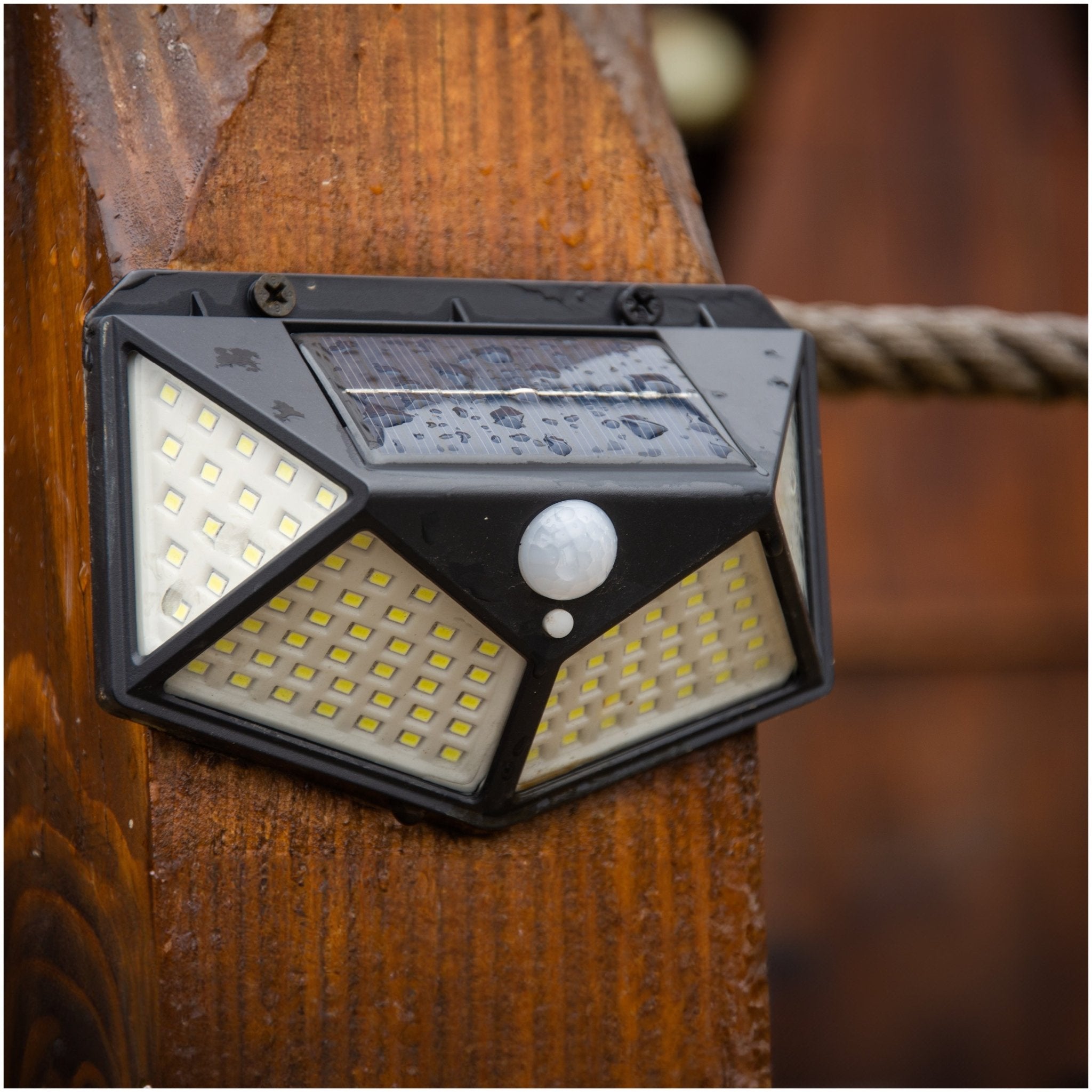 Lampa solarna ledowa SUNRAY barwa zimna 3 tryby świecenia CZUJNIK RUCHU - LAITICA