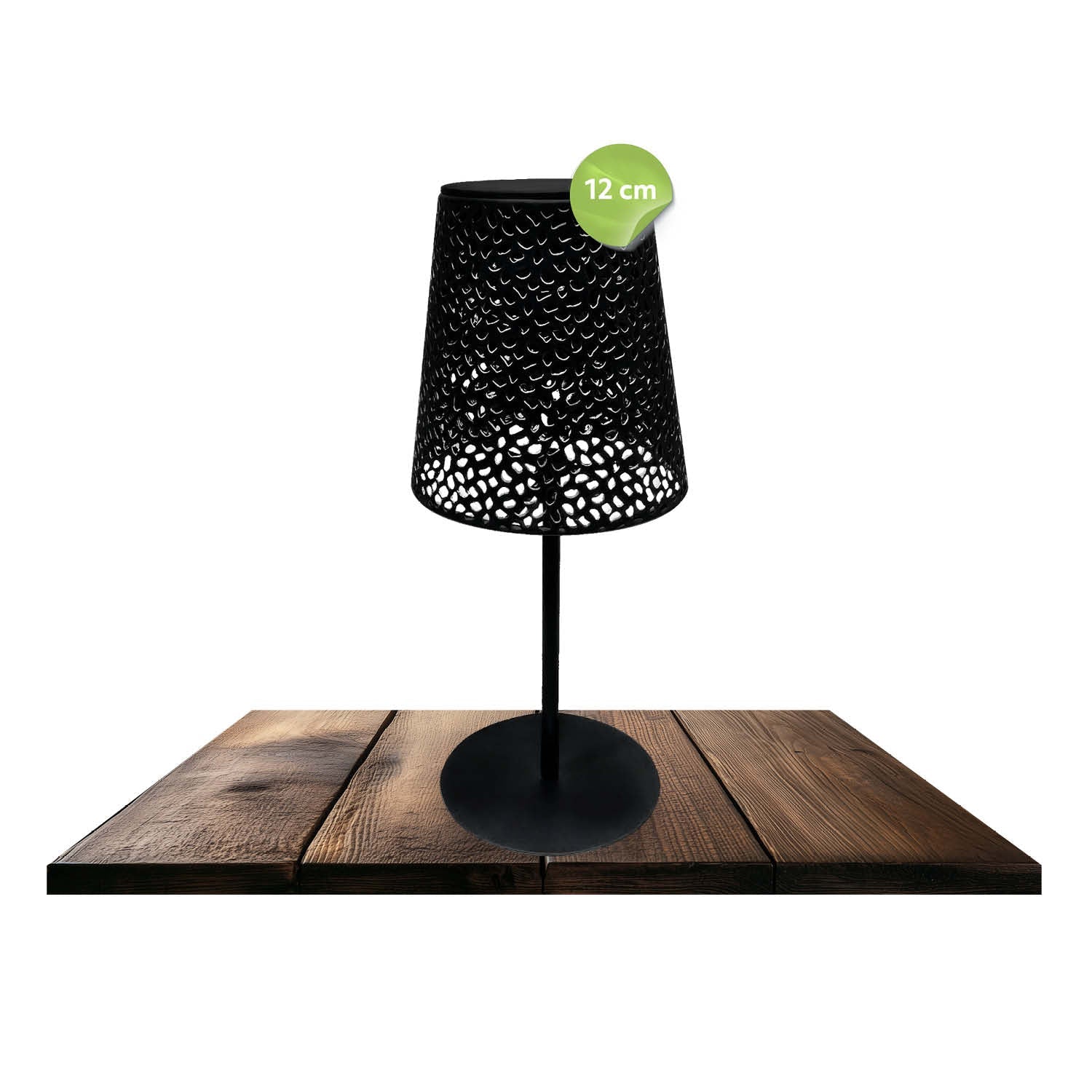 Lampa Solarna Stołowa LED Ażurowa Ogrodowa 4000K IP44 - LAITICA