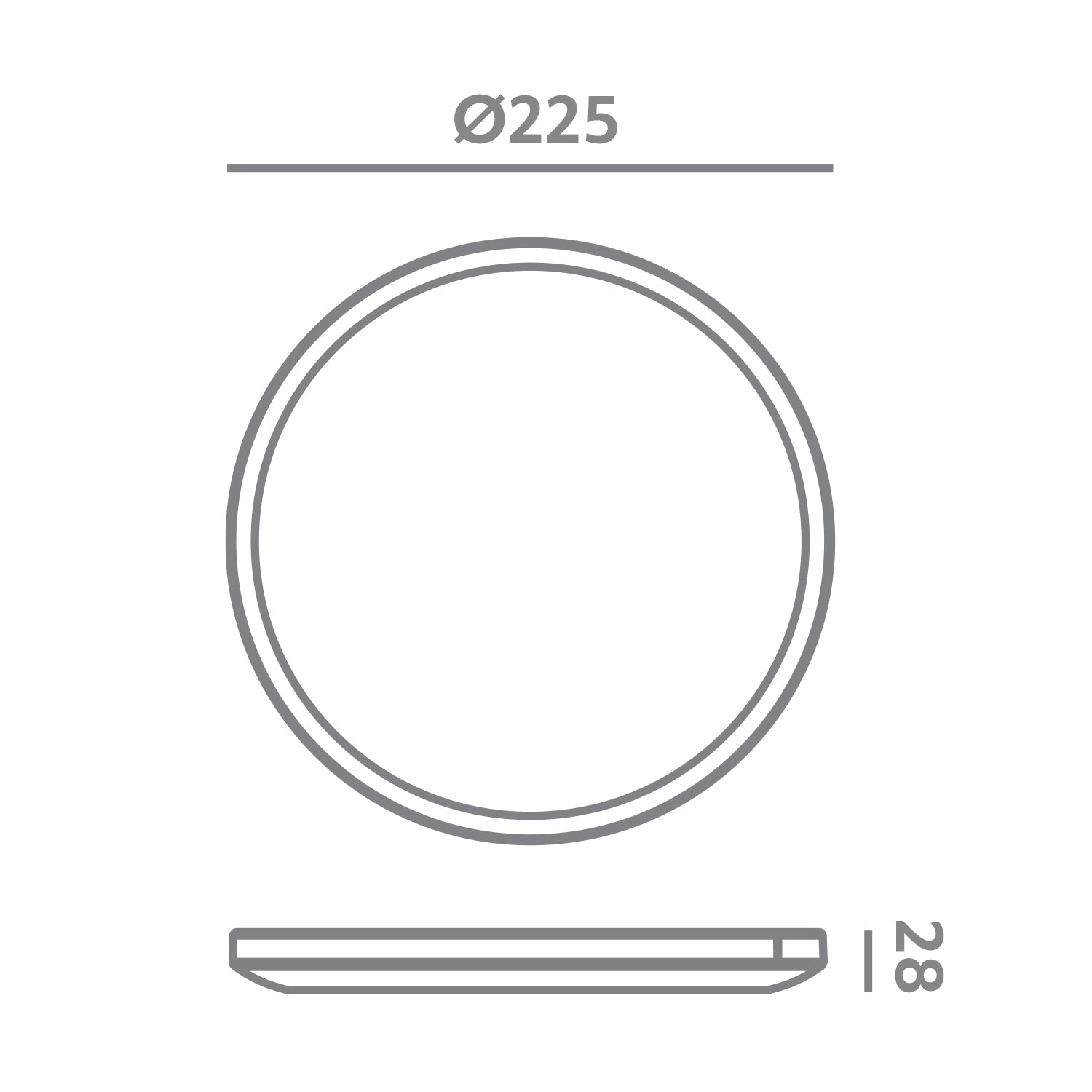 Lampa sufitowa LED 12W IP54 | plafon z regulacją barwy światła (3CCT - LAITICA