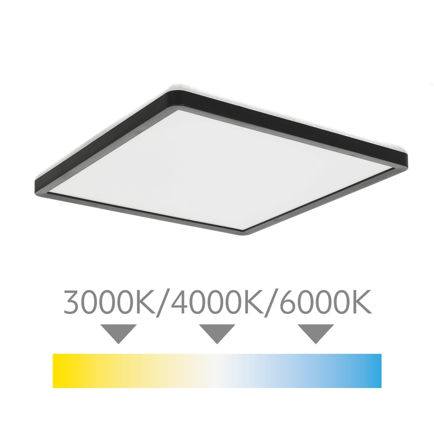 Lampa sufitowa LED 18W z czujnikiem ruchu i zmierzchu, 3 barwy światła CCT, IP54 + pilot | inteligentny plafon - LAITICA