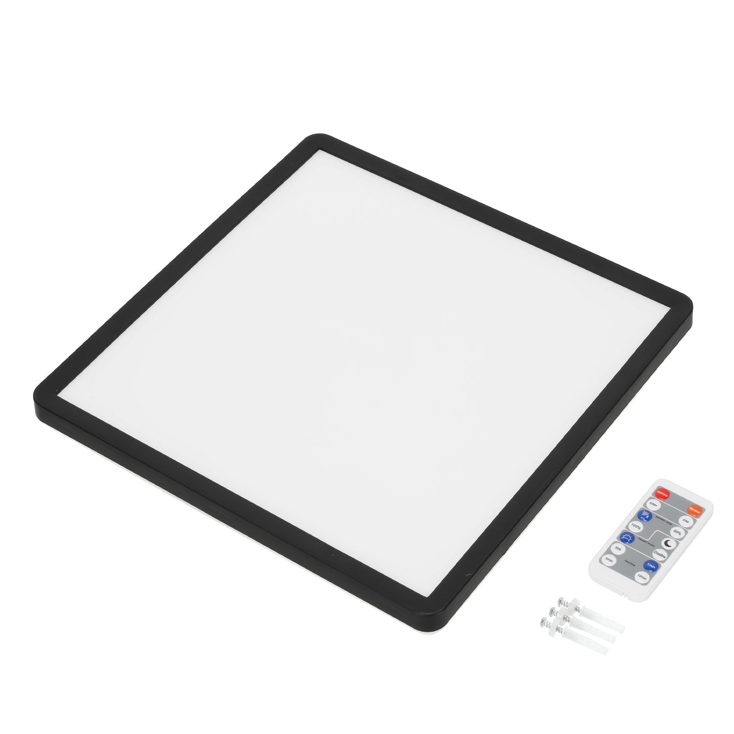 Lampa sufitowa LED 18W z czujnikiem ruchu i zmierzchu, 3 barwy światła CCT, IP54 + pilot | inteligentny plafon - LAITICA