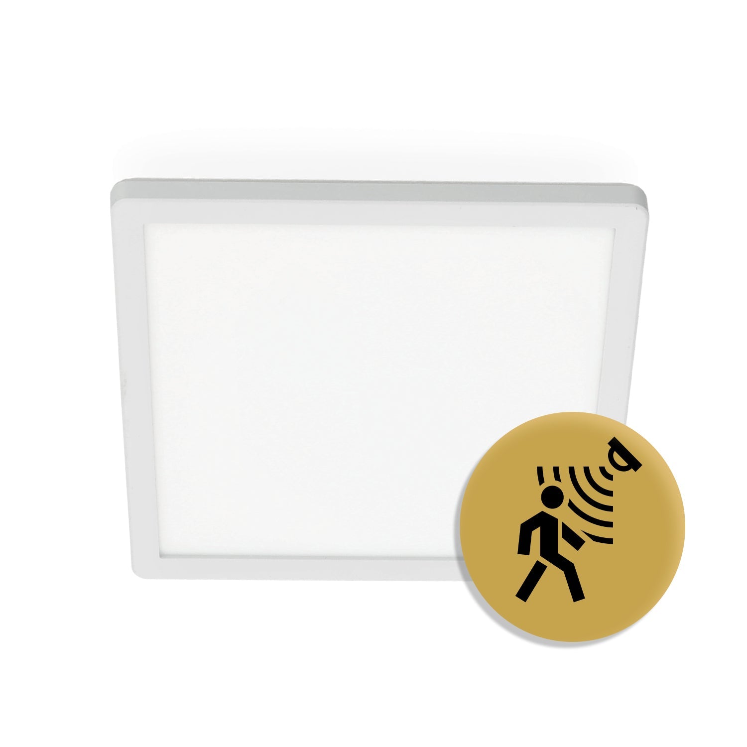 Lampa sufitowa LED 18W z czujnikiem ruchu i zmierzchu, 3 barwy światła, IP54 + pilot - LAITICA