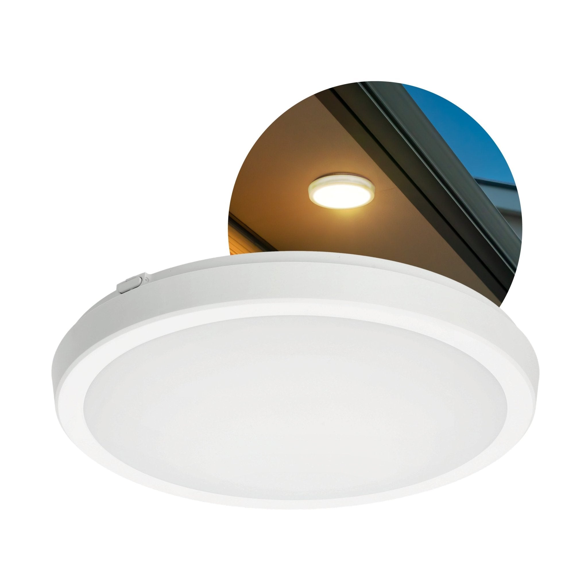 Lampa Sufitowa LED 36W Biała Okrągła CCT Regulacja Barwy Oprawa Natynkowa - LAITICA