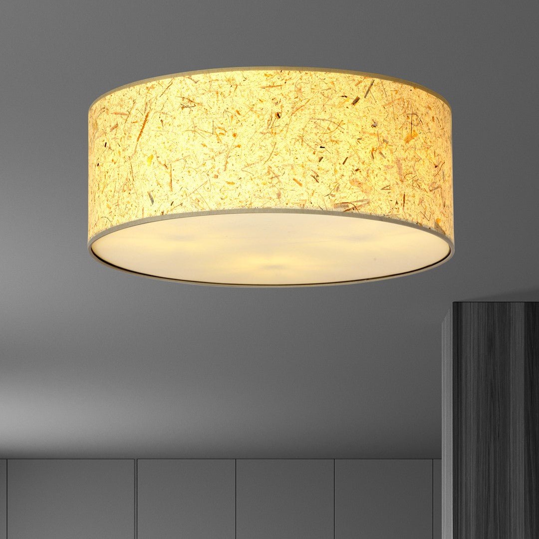 Lampa sufitowa PLAFON OLIMPIA odcienie brązu 3 punkty światła E27 CORK - LAITICA