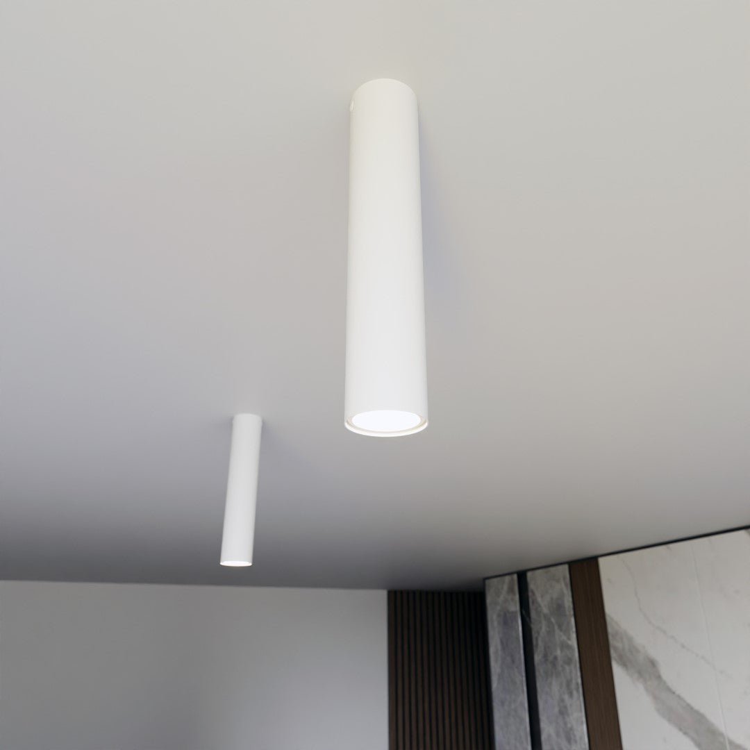 Lampa sufitowa TECNO 1M WHITE nowoczesna, spot, biała - LAITICA