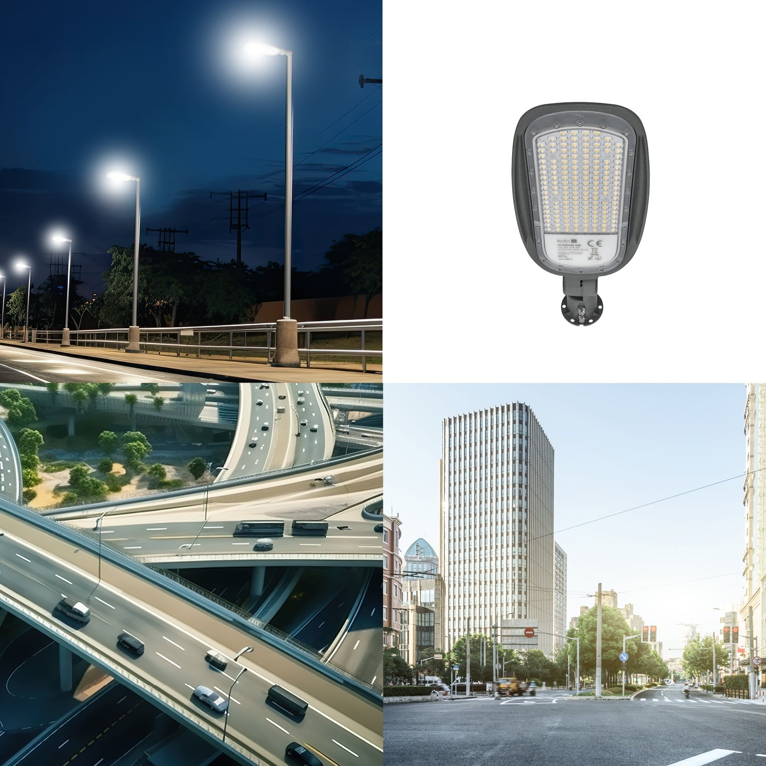 Lampa Uliczna Latarnia Oprawa Drogowa LED PRO 60W REGULOWANA mocna IP66 - LAITICA