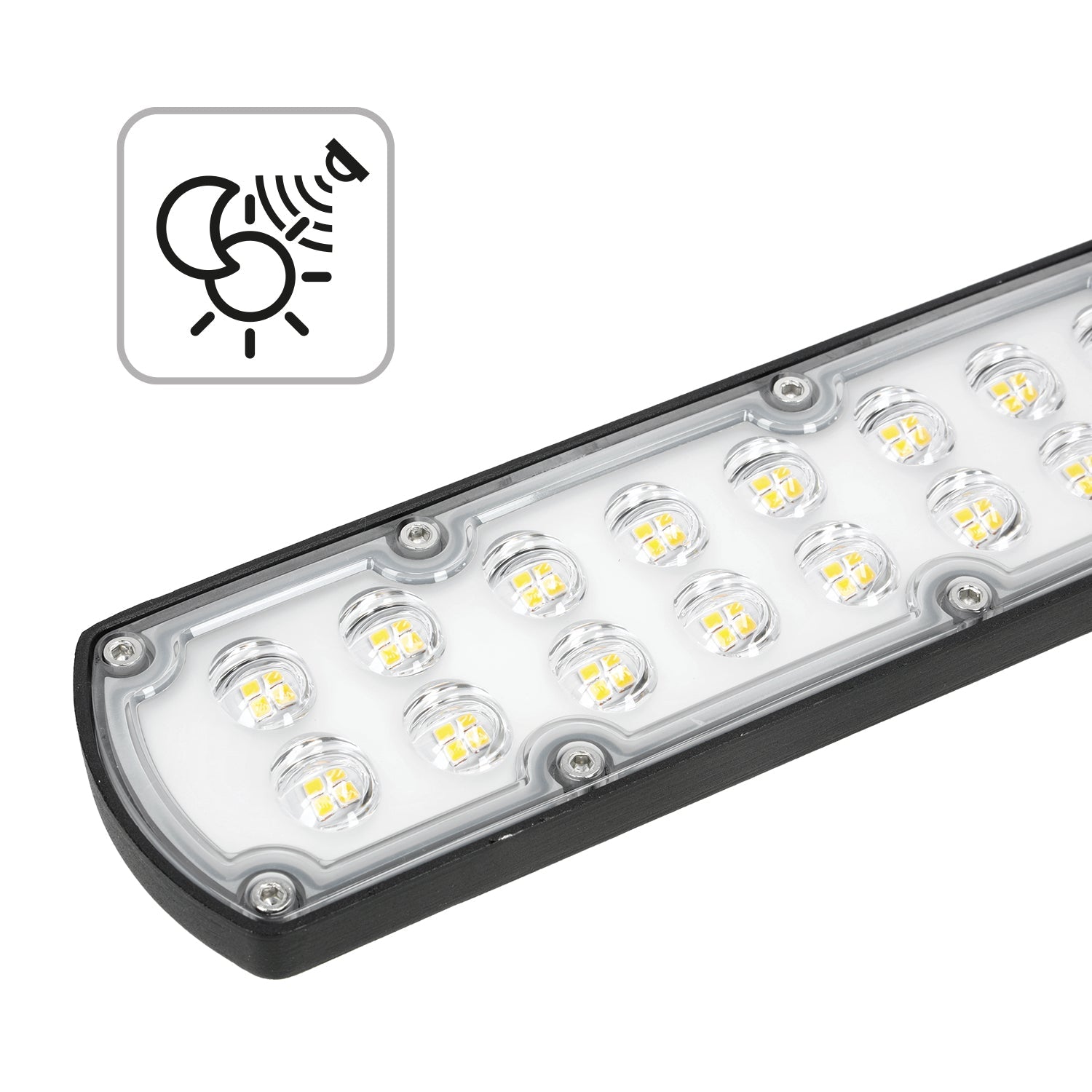 Lampa Uliczna LED 100W Czujnik Zmierzchu IP65 Barwa Neutralna Drogowa - LAITICA