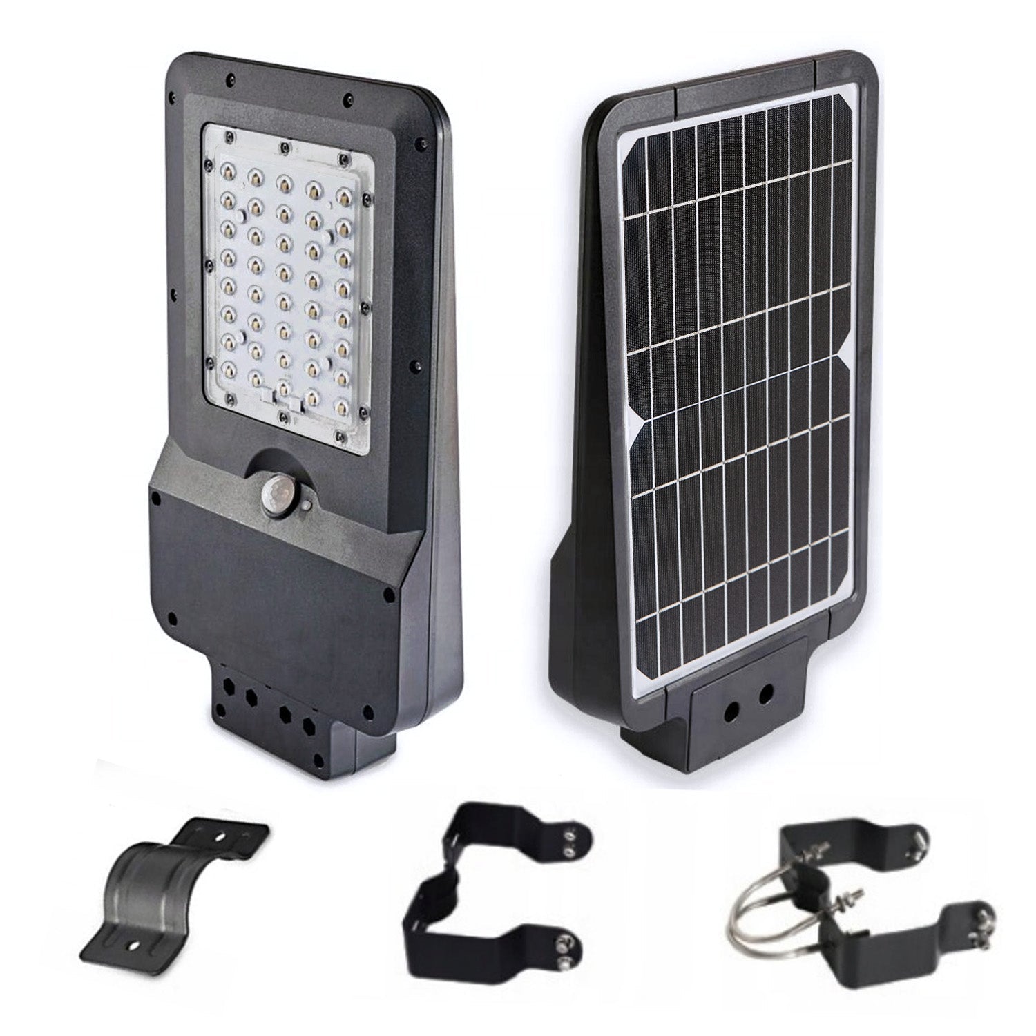 Lampa ULICZNA Solarna Czujnik Ruchu Latarnia 15W Naświetlacz IP65 MOCNA - LAITICA