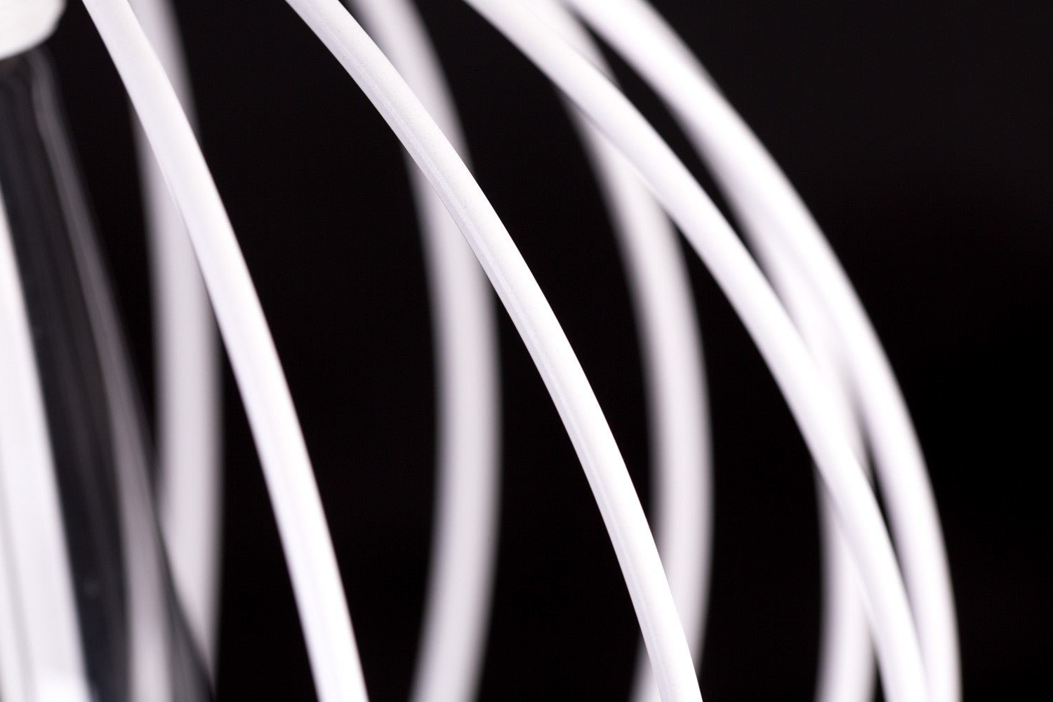 Lampa wisząca BARBADO 1 WHITE skandynawska, drewno, biała - LAITICA