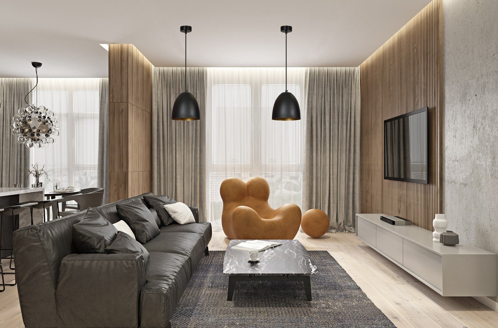 Lampa wisząca SYDNEY czarno - złota NOWOCZESNA 1 - punktowa E27 ZWIS - LAITICA