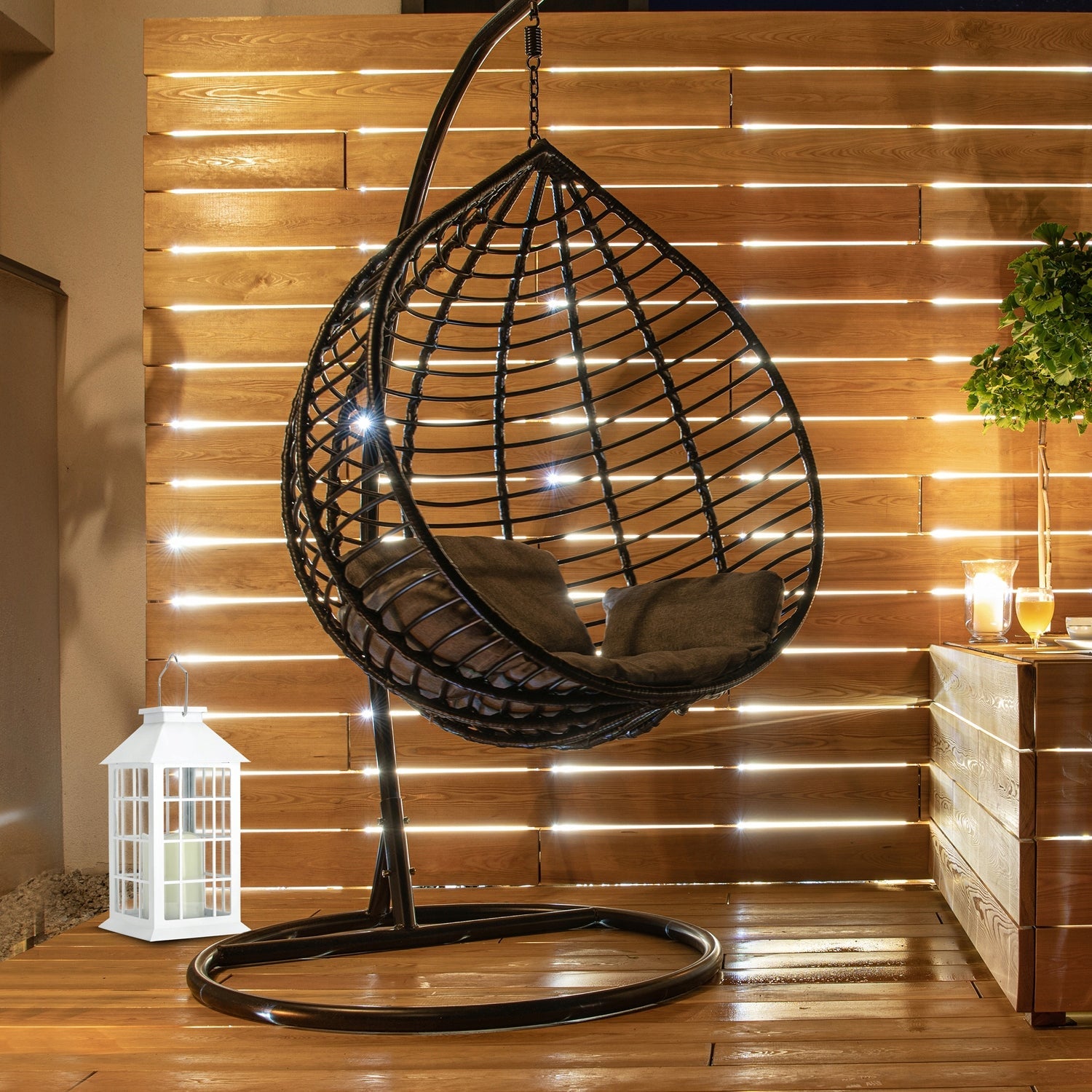 Lampion Solarna LED Latarnia Lampa Ogrodowa Latarenka Biała LLS - LAITICA