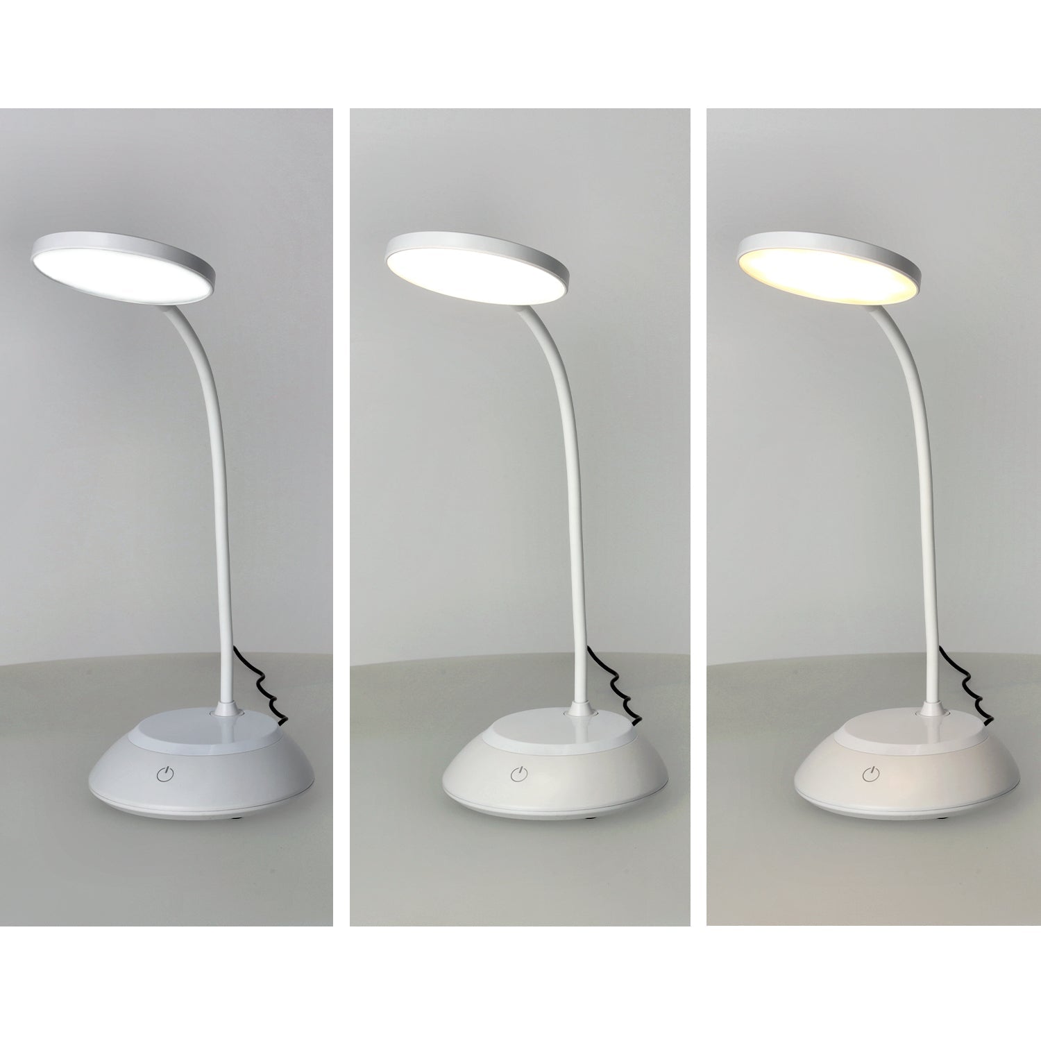 Lampka biurkowa 5W LED BIAŁA Przenośna USB Regulacja Barw Bezprzewodowa - LAITICA