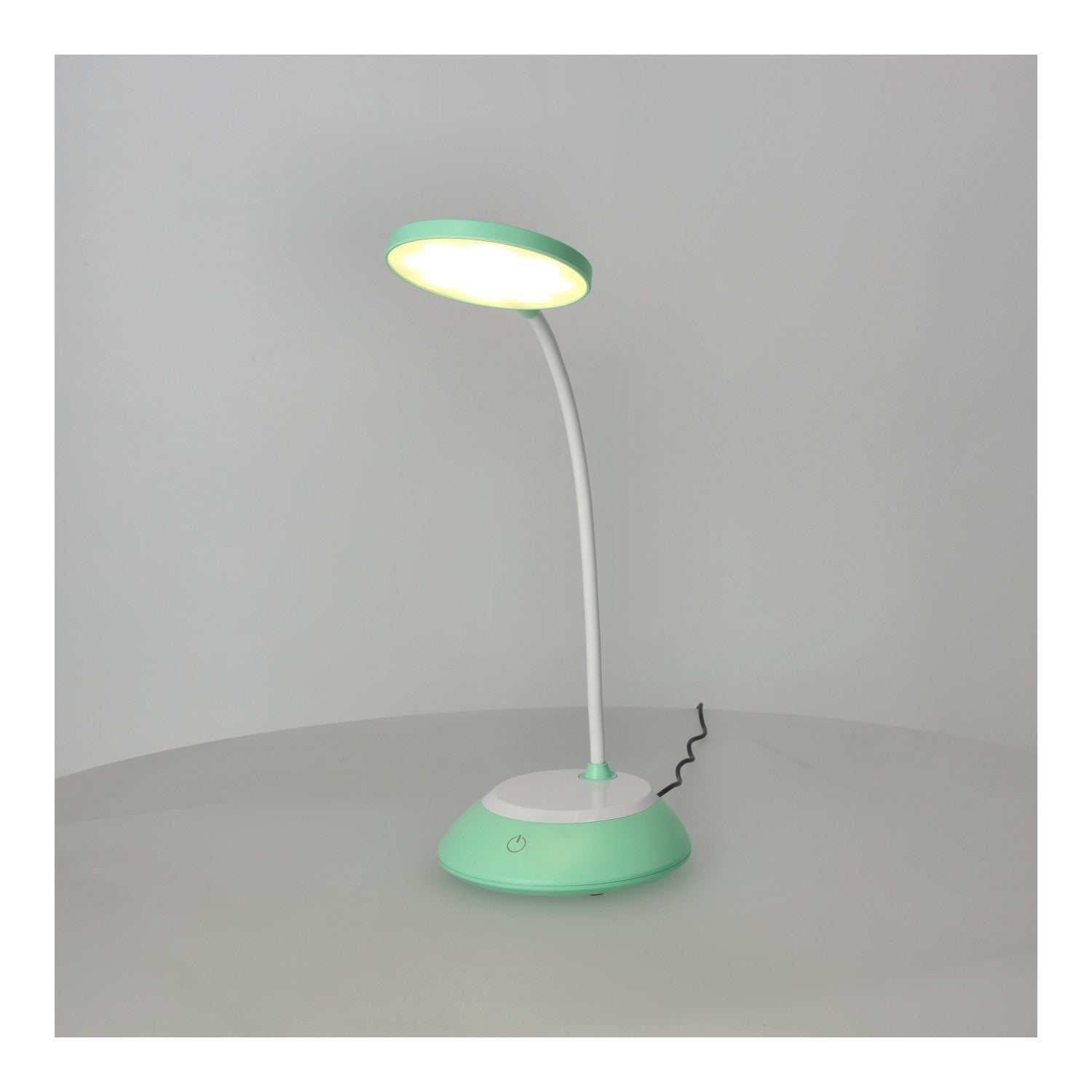 Lampka biurkowa 5W LED MIĘTOWA Przenośna USB Regulacja Barw Bezprzewodowa - LAITICA