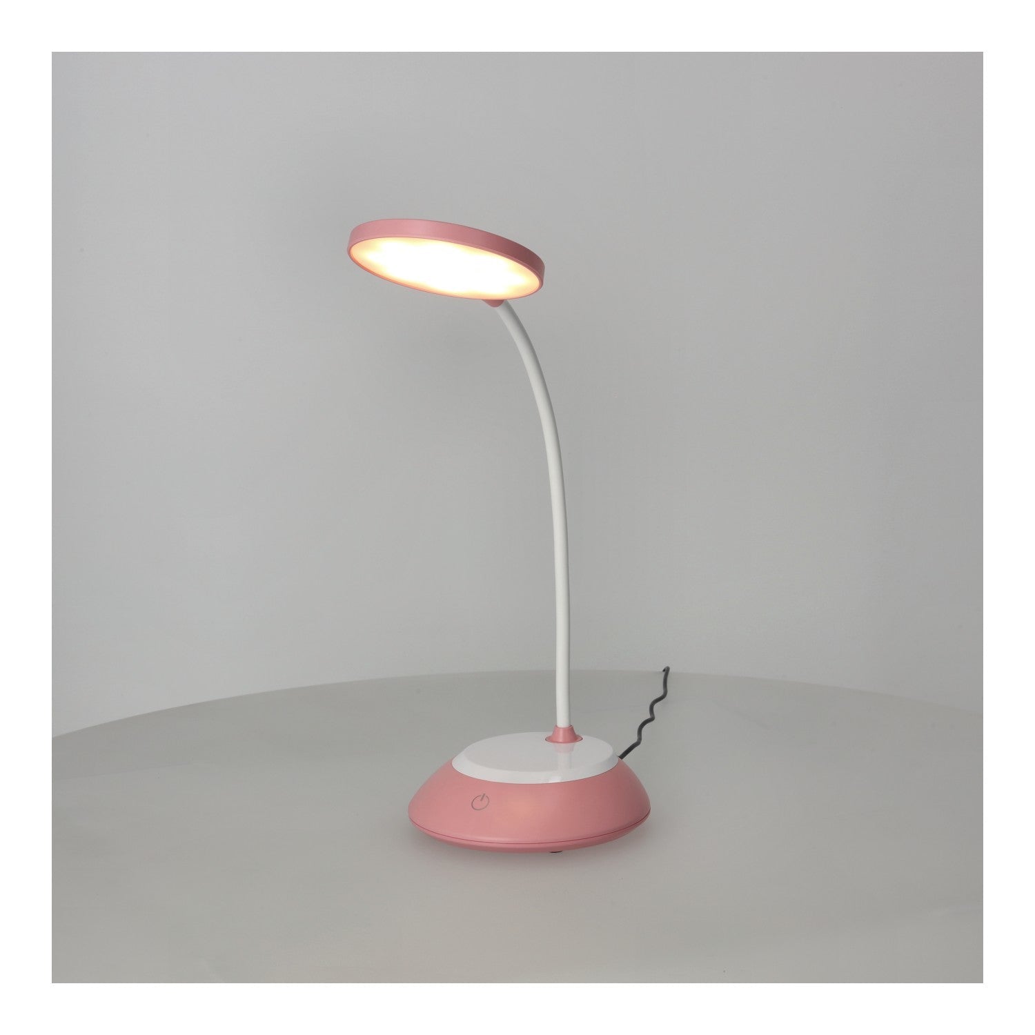 Lampka biurkowa 5W LED RÓŻOWA Przenośna USB Regulacja Barw Bezprzewodowa - LAITICA