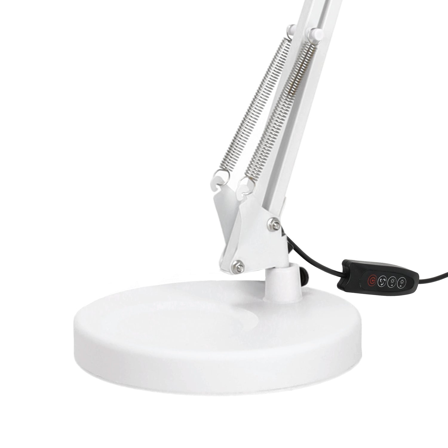 Lampka biurkowa LED 14W montaż do blatu regulacja ramienia ściemniacz 3 barwy światła CCT - LAITICA