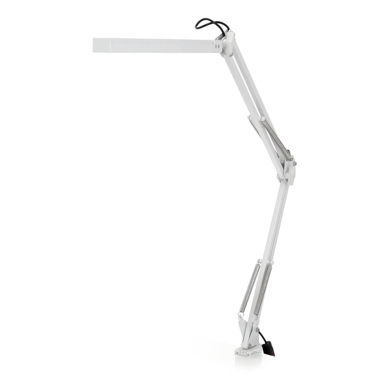 Lampka biurkowa LED 14W montaż do blatu regulacja ramienia ściemniacz 3 barwy światła CCT - LAITICA