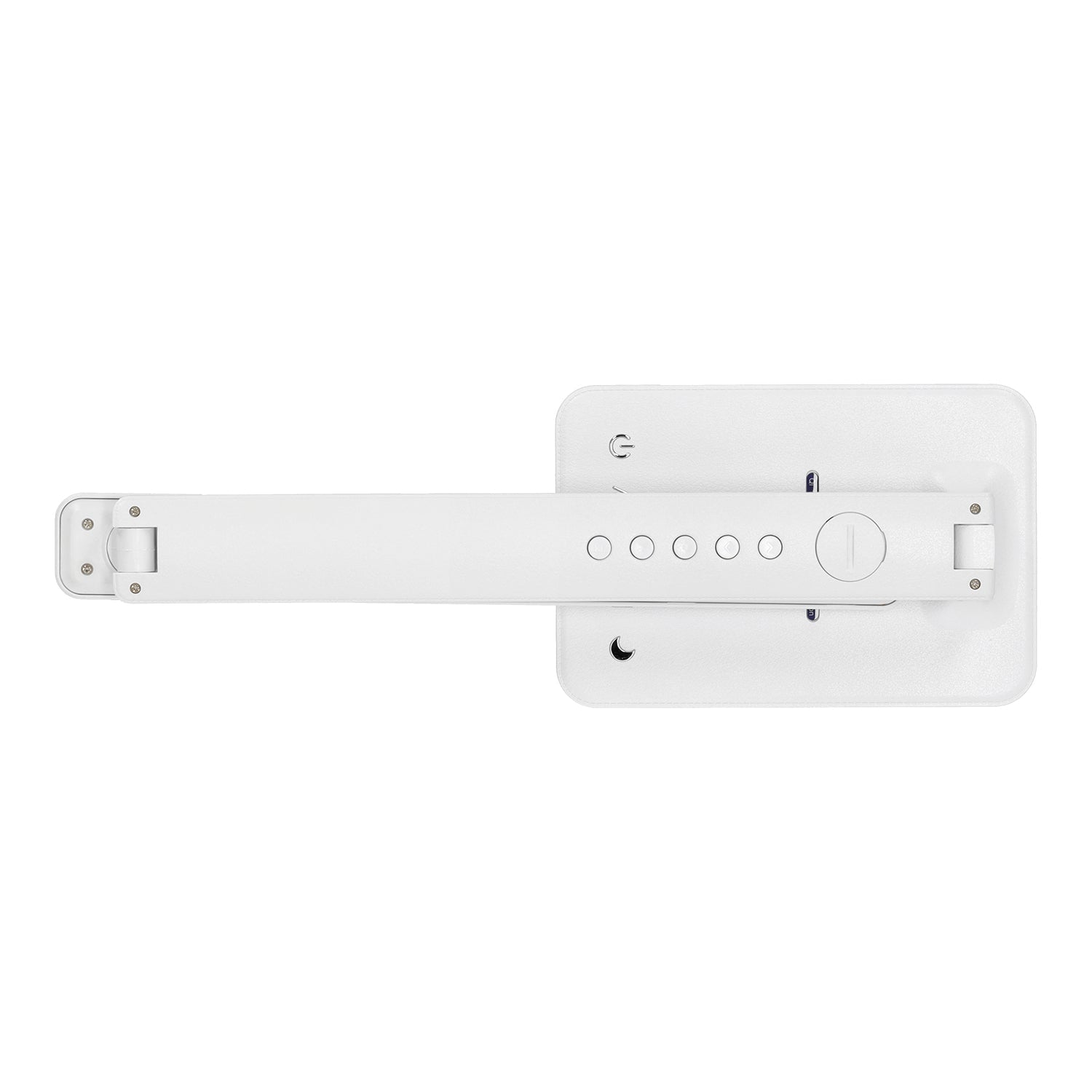 Lampka Biurkowa LED 7W BIAŁA Wyświetlacz Ładowarka Indukcyjna Q1 Alarm USB - LAITICA