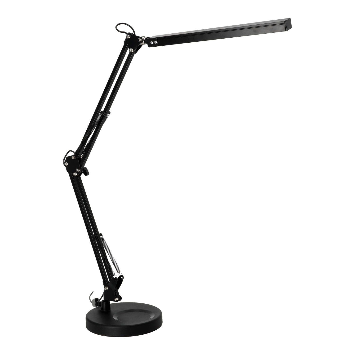 Lampka Biurkowa Regulowana 14W Czarna Kreślarska 2w1 Regulacja Barwy USB - A - LAITICA