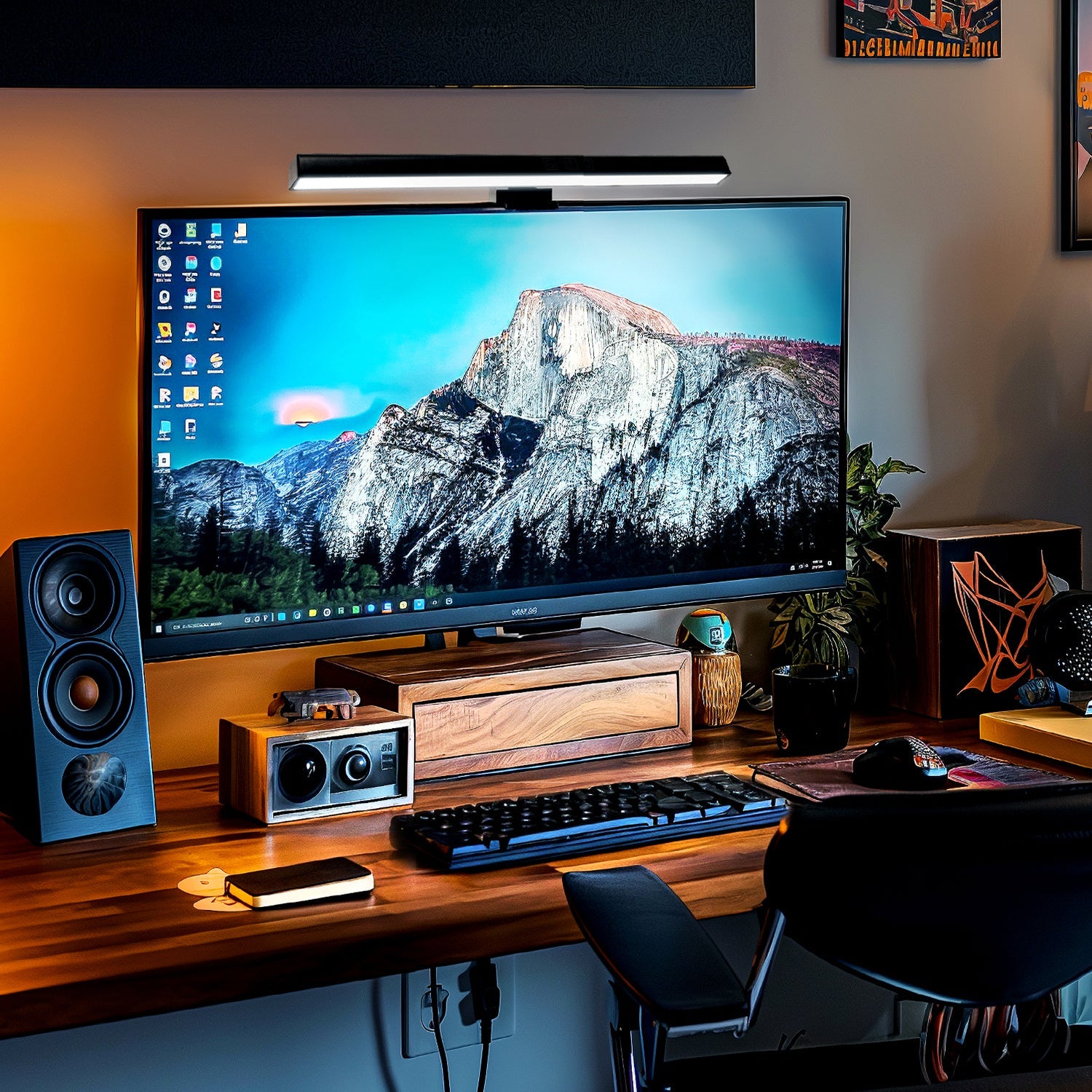 Lampka LED Oświetlenie Ekranu Laptopa Monitora 5W Regulowana CCT na USB - A - LAITICA