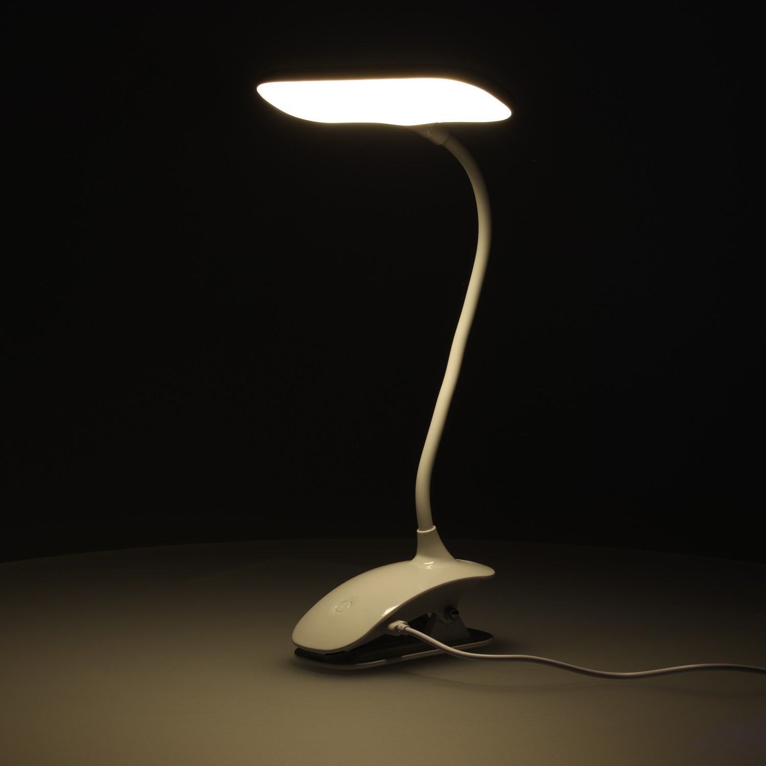 Lampka na biurko LED 5W barwa neutralna Z KLIPSEM - LAITICA