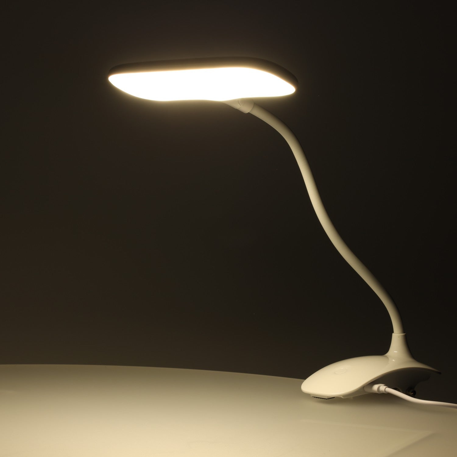Lampka na biurko LED 5W barwa neutralna Z KLIPSEM - LAITICA