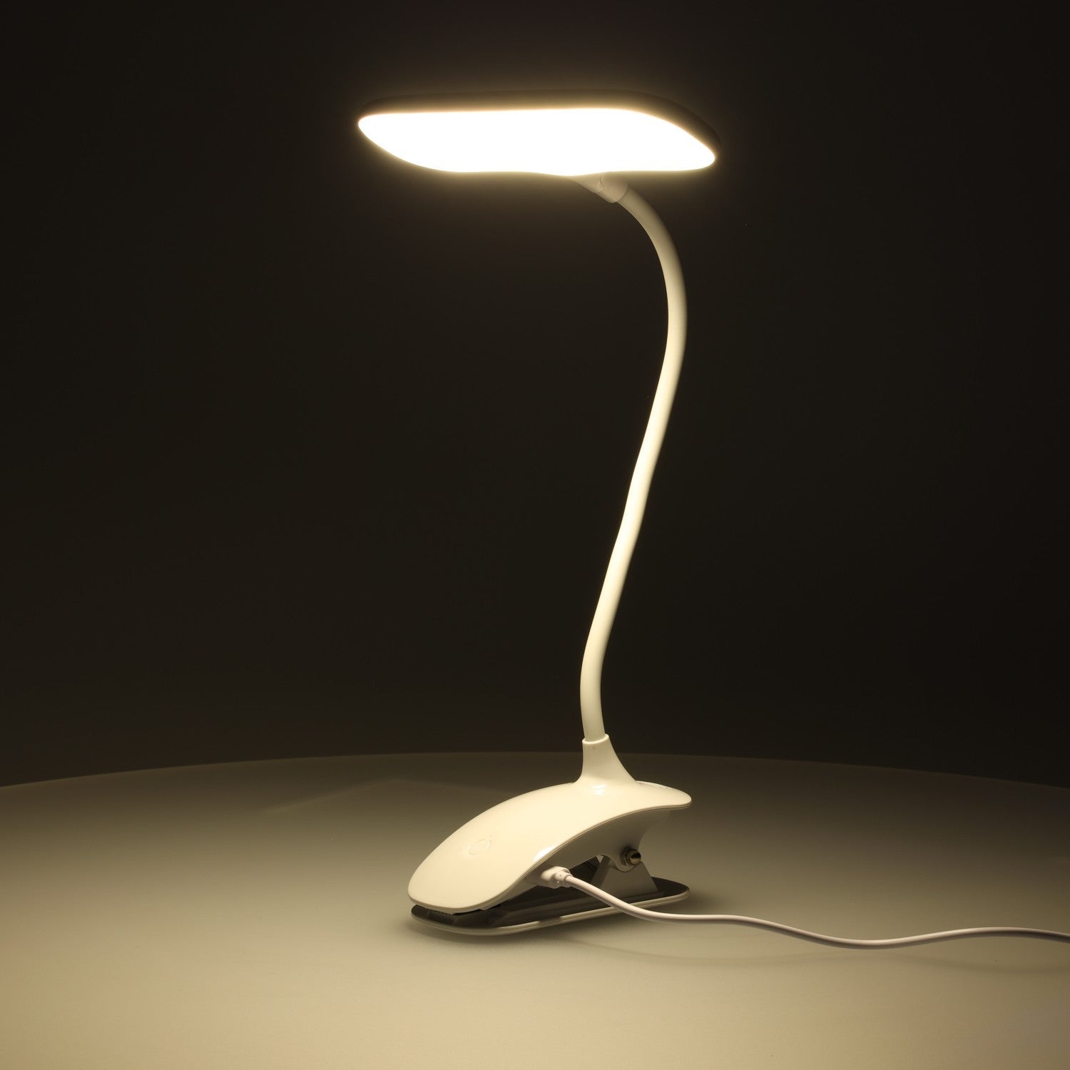 Lampka na biurko LED 5W barwa neutralna Z KLIPSEM - LAITICA