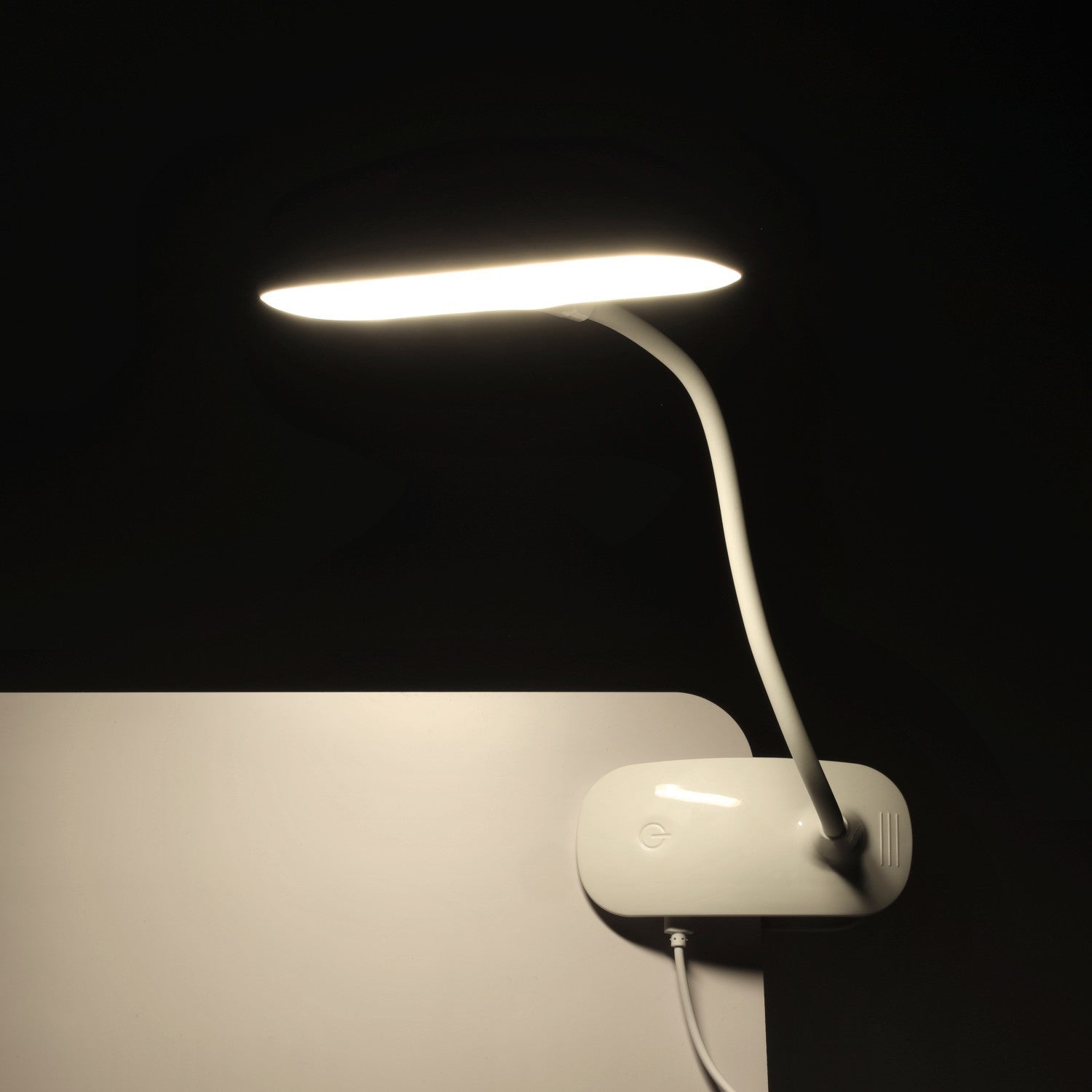 Lampka na biurko LED 5W barwa neutralna Z KLIPSEM - LAITICA