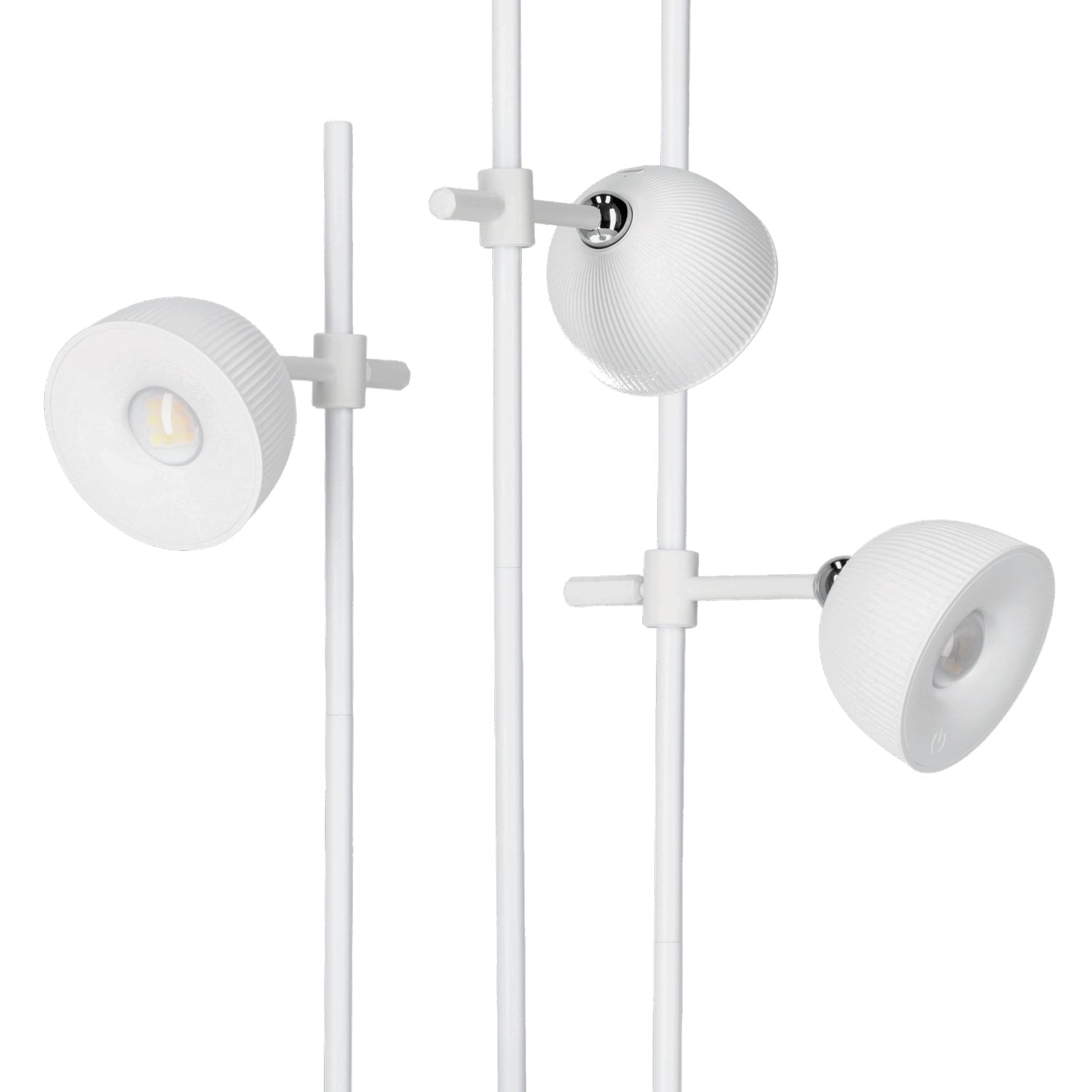 Lampka nocna LED bezprzewodowa biała z USB i regulacją światła – Laitica ORBI - LAITICA