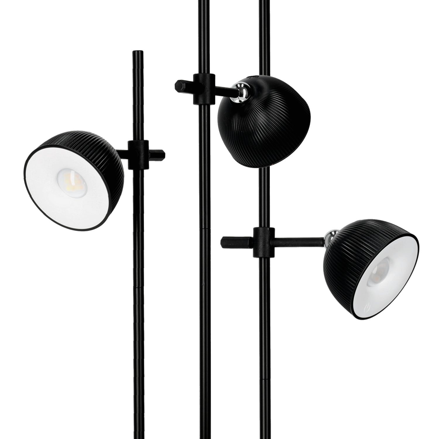 Lampka nocna LED bezprzewodowa czarna z USB i regulacją światła – Laitica ORBI - LAITICA