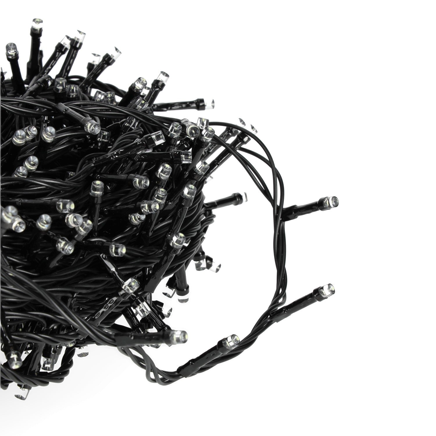 Lampki choinkowe 500 LED 8 funkcji dodatkowe gniazdo barwa zimna - LAITICA