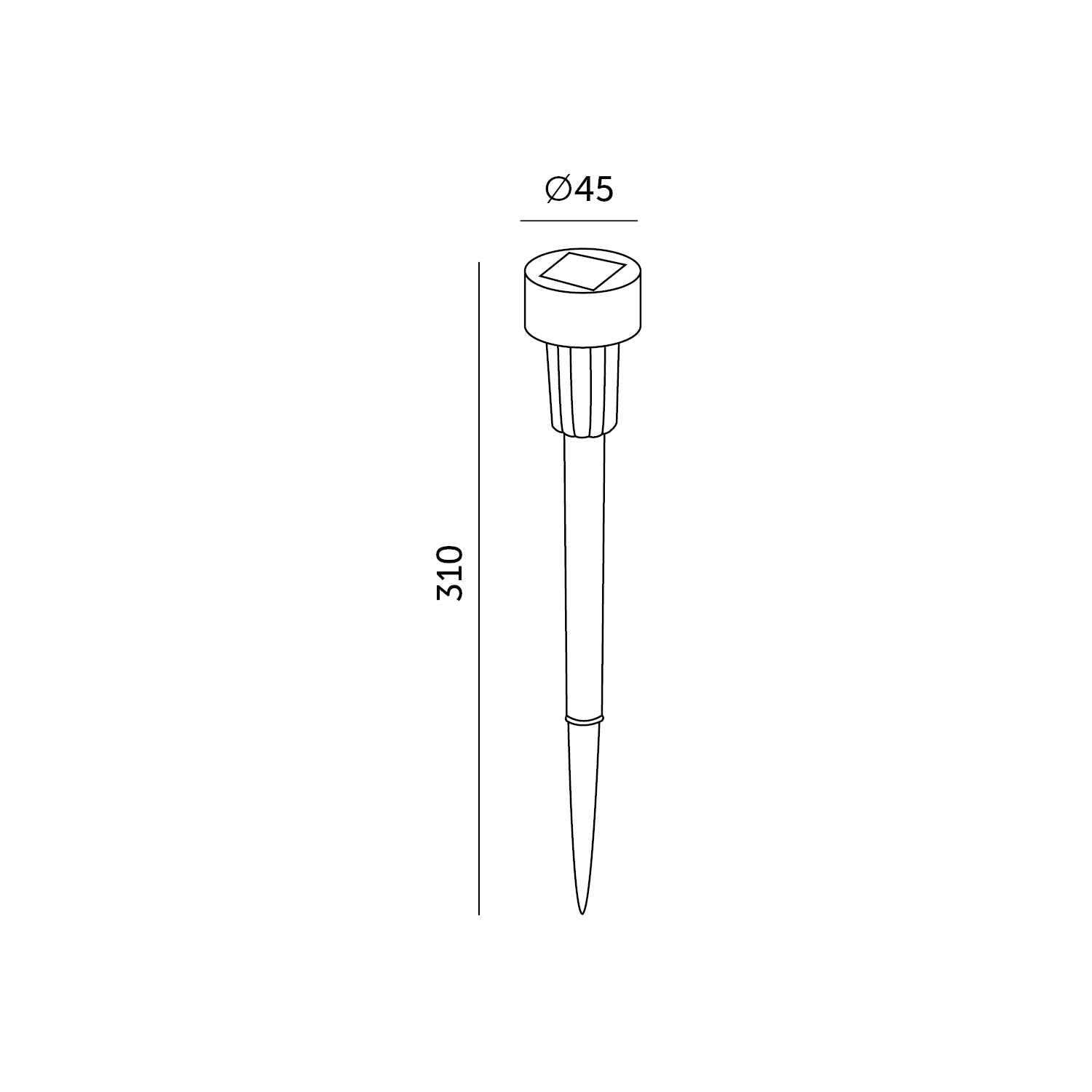 Lampy Solarne Ogrodowe LED 6000K – Lampki Solarne do Ogrodu - Zestaw 10szt - LAITICA