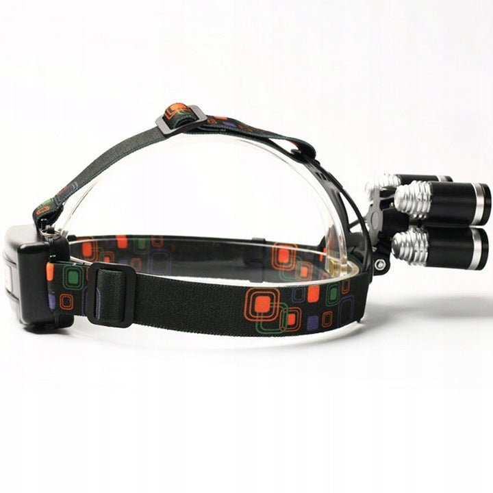 Latarka CZOŁOWA MOCNA czołówka 5x LED CREE XM - L T6 Regulowana 5 Trybów - LAITICA