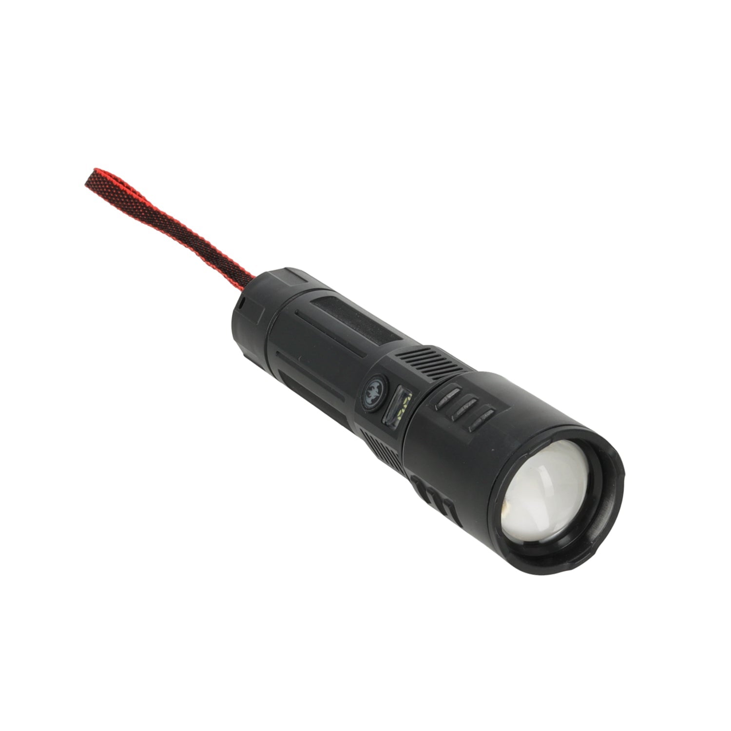 Latarka LED 500lm USB - C akumulatorowa 1800mAh 3 tryby światła focus wskaźnik baterii - LAITICA